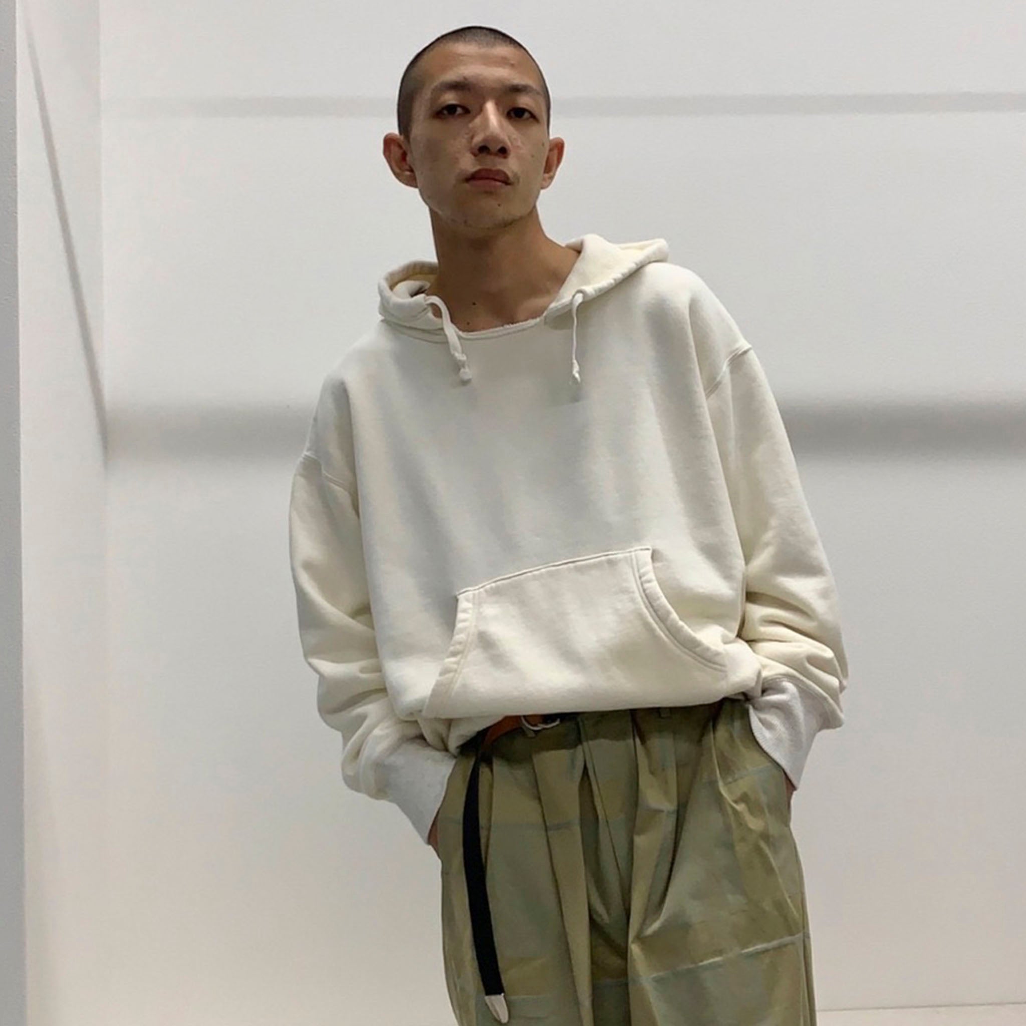 SABY "TYPE 40S HOODIE -UNDYED PURE COTTON-"