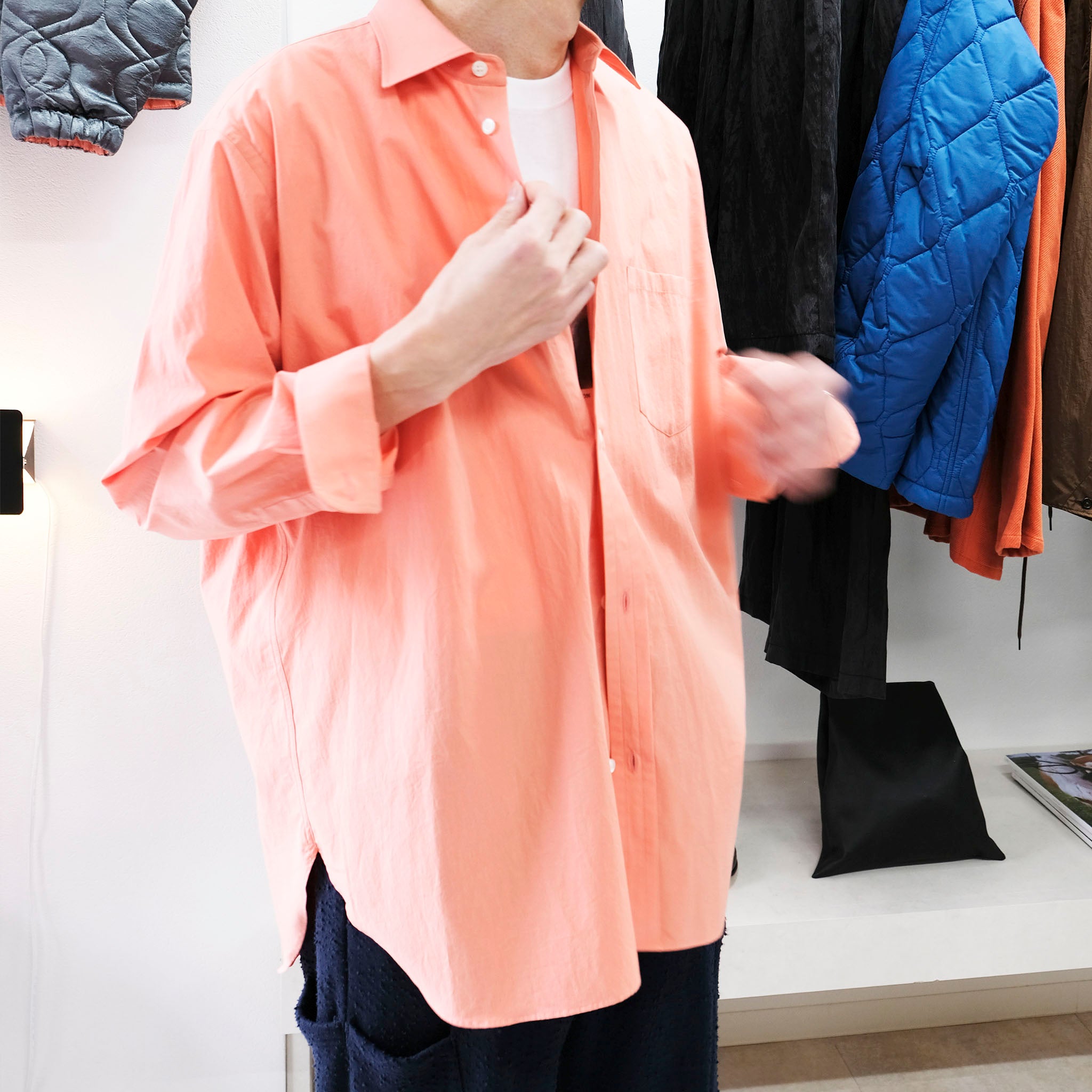 ENCOMING "Classic Long Sleeve Shirt" クラシック ロングスリーブシャツ