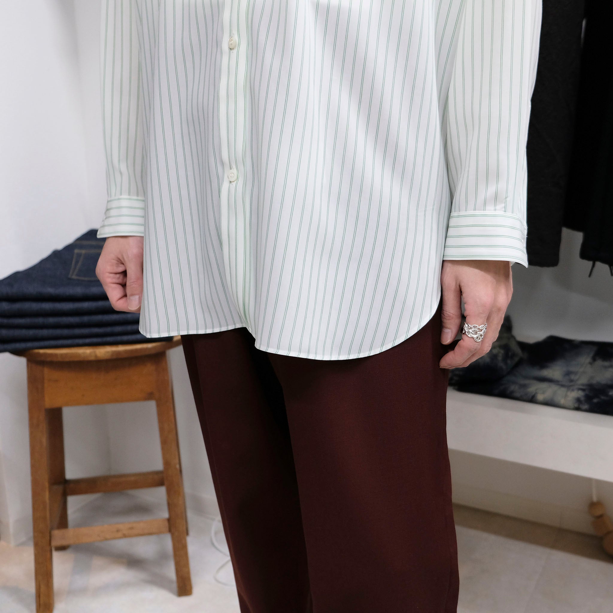 ENCOMING "CLASSIC LONG SLEEVE SHIRT" ロングスリーブシャツ