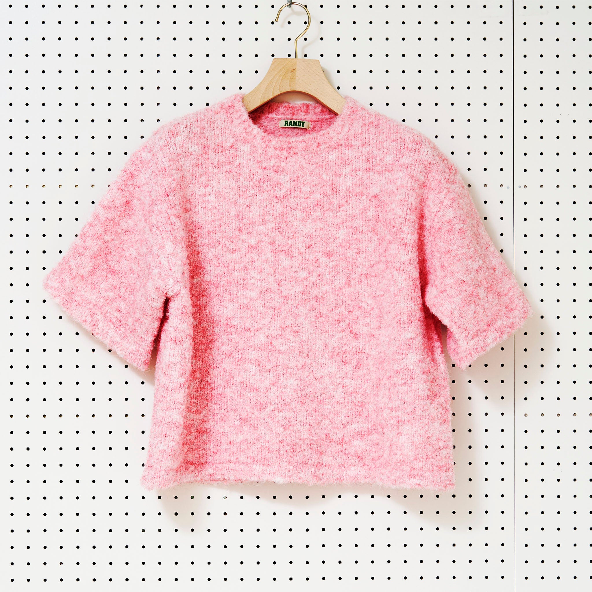 RANDY "FIRMAMENT" ブークレ ニットTシャツ