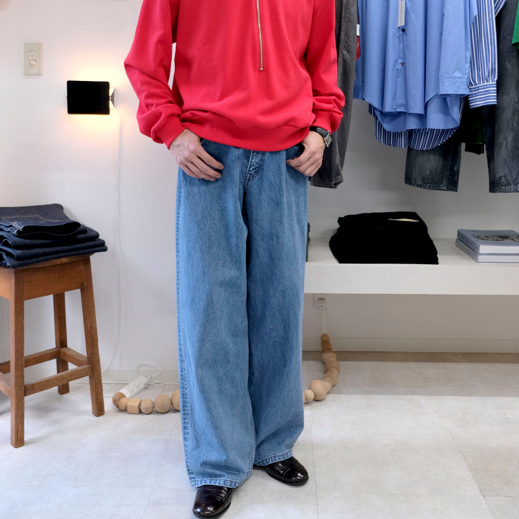 REVERBERATE "DENIM PANTS(BUGGY)" ワイドバギー デニムパンツ