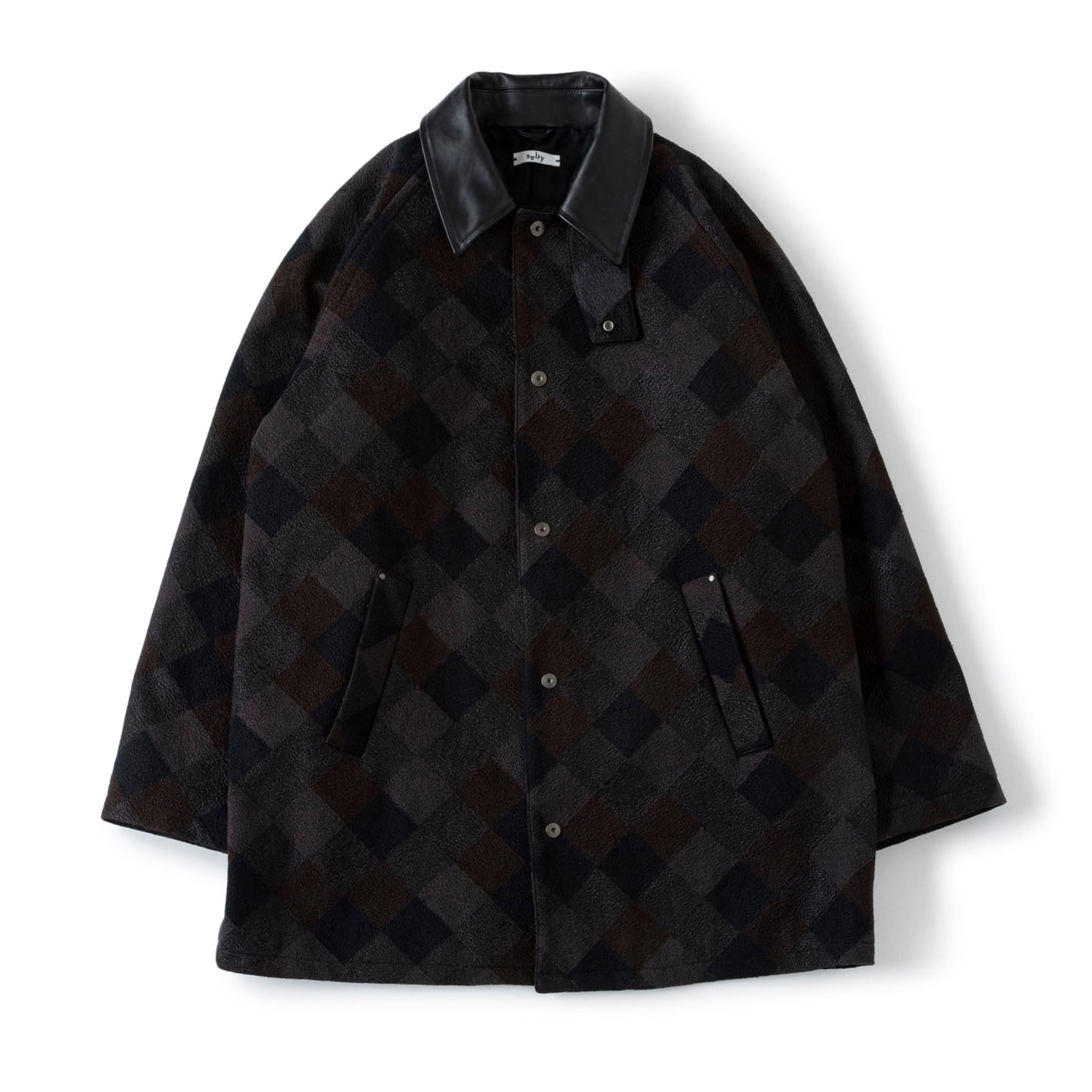 SABY "QUILTING COAT - Original Embroidery FAB -" キルティング ハーフコート