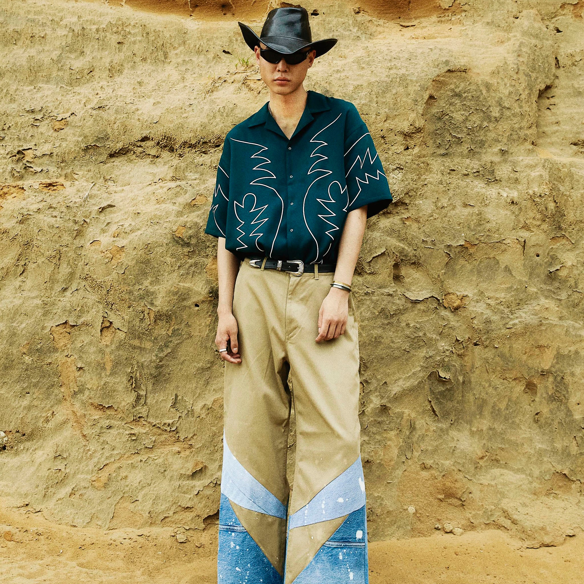 KIMMY "WESTERN FUNCTION SHIRTS" オープンカラーシャツ