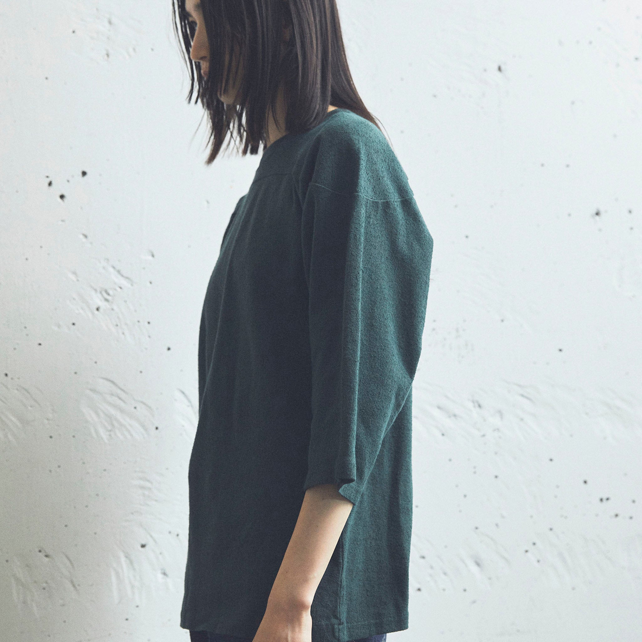 KURO "BRUSH FOOTBALL TEE" ブラッシュ フットボールTシャツ