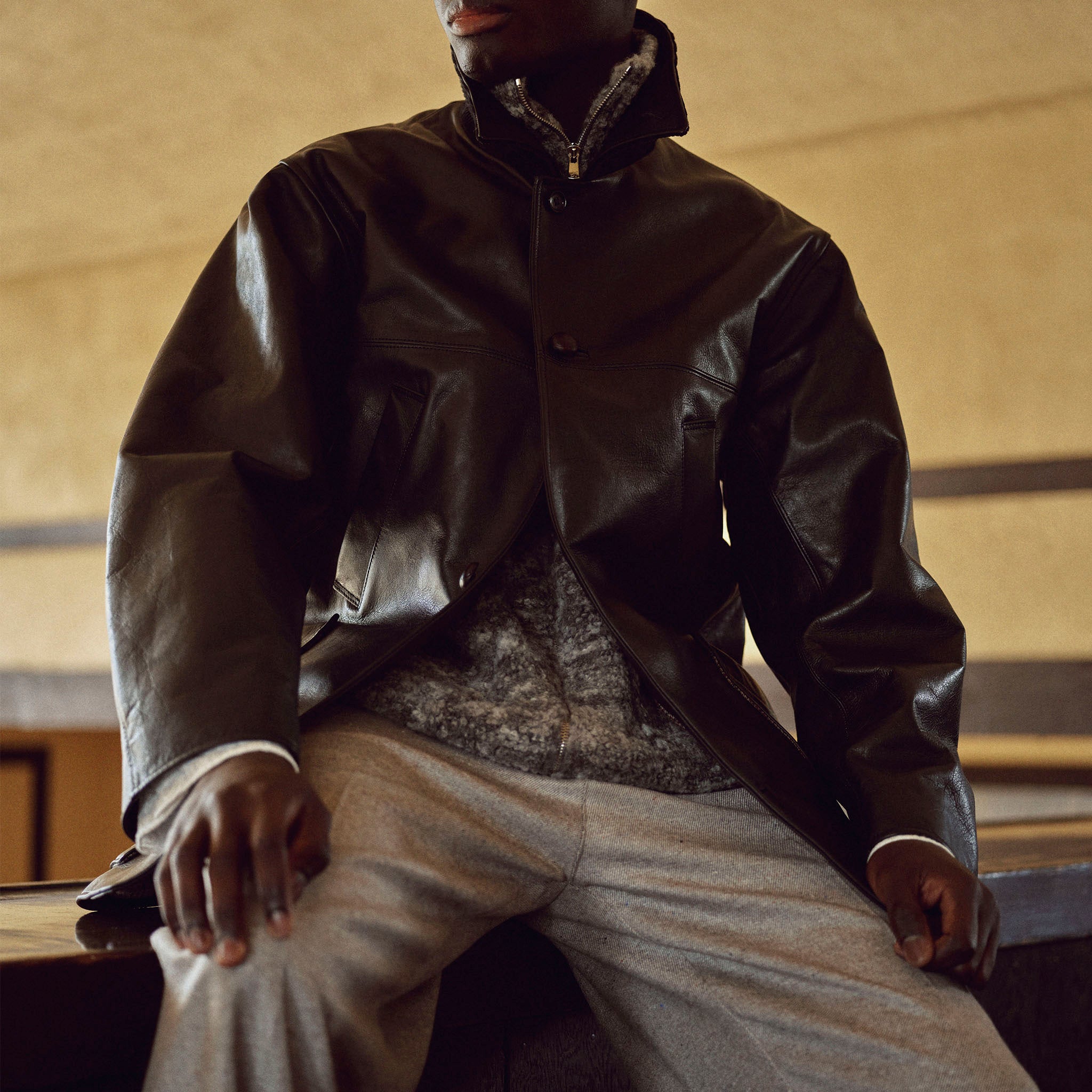 SABY "WIDE FLARE PANTS"