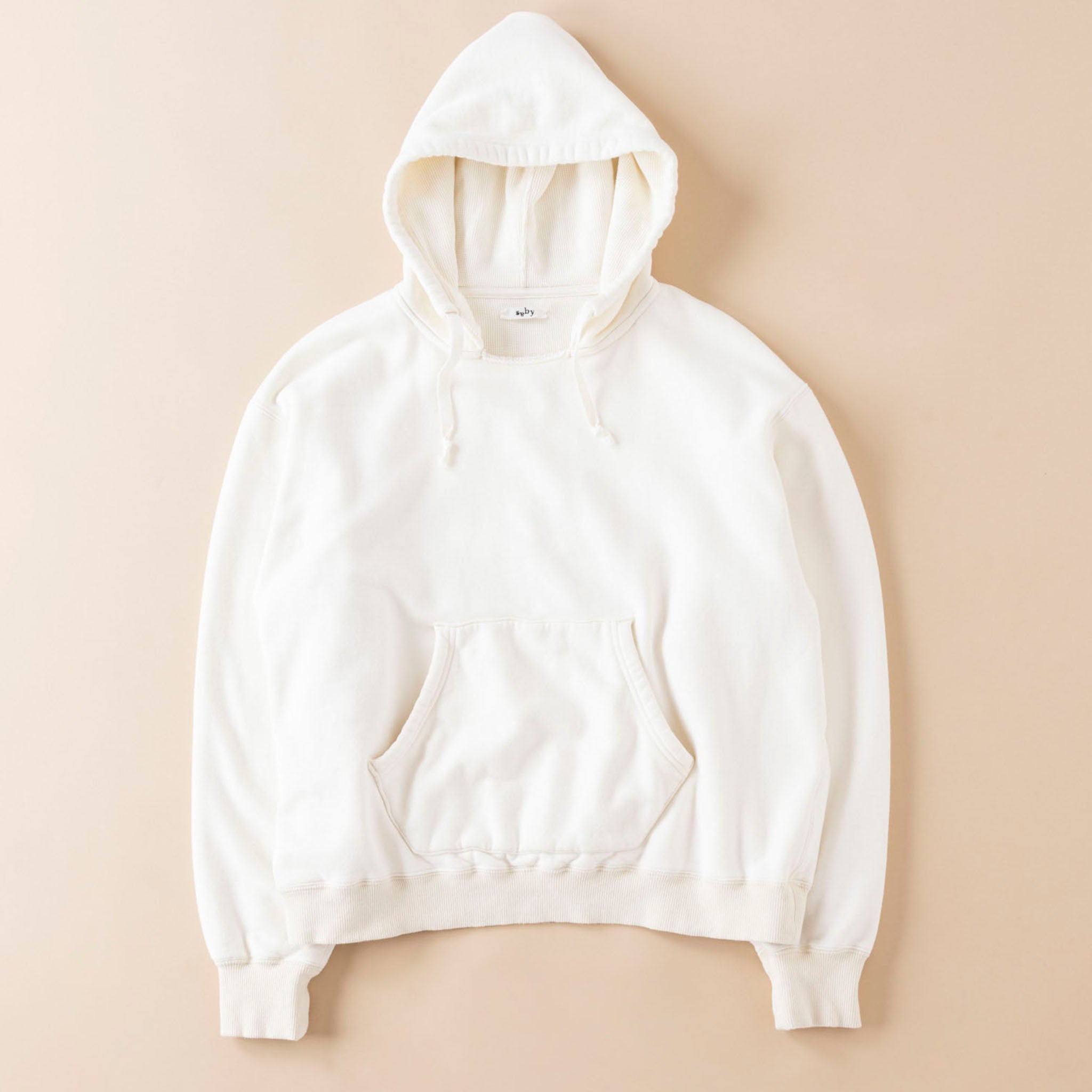 SABY "TYPE 40S HOODIE -UNDYED PURE COTTON-"