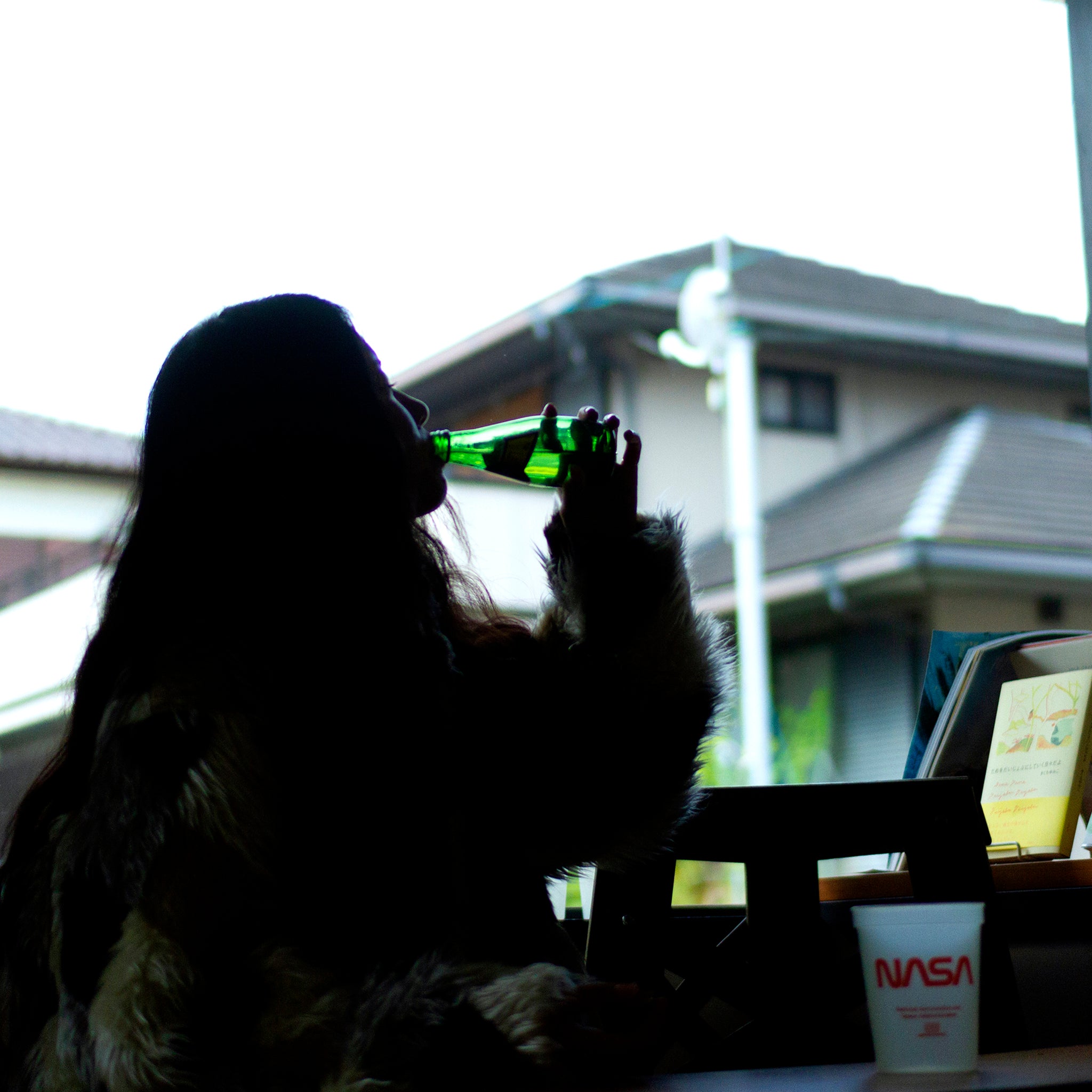 RANDY "Admission" アーガイル ファージャケット