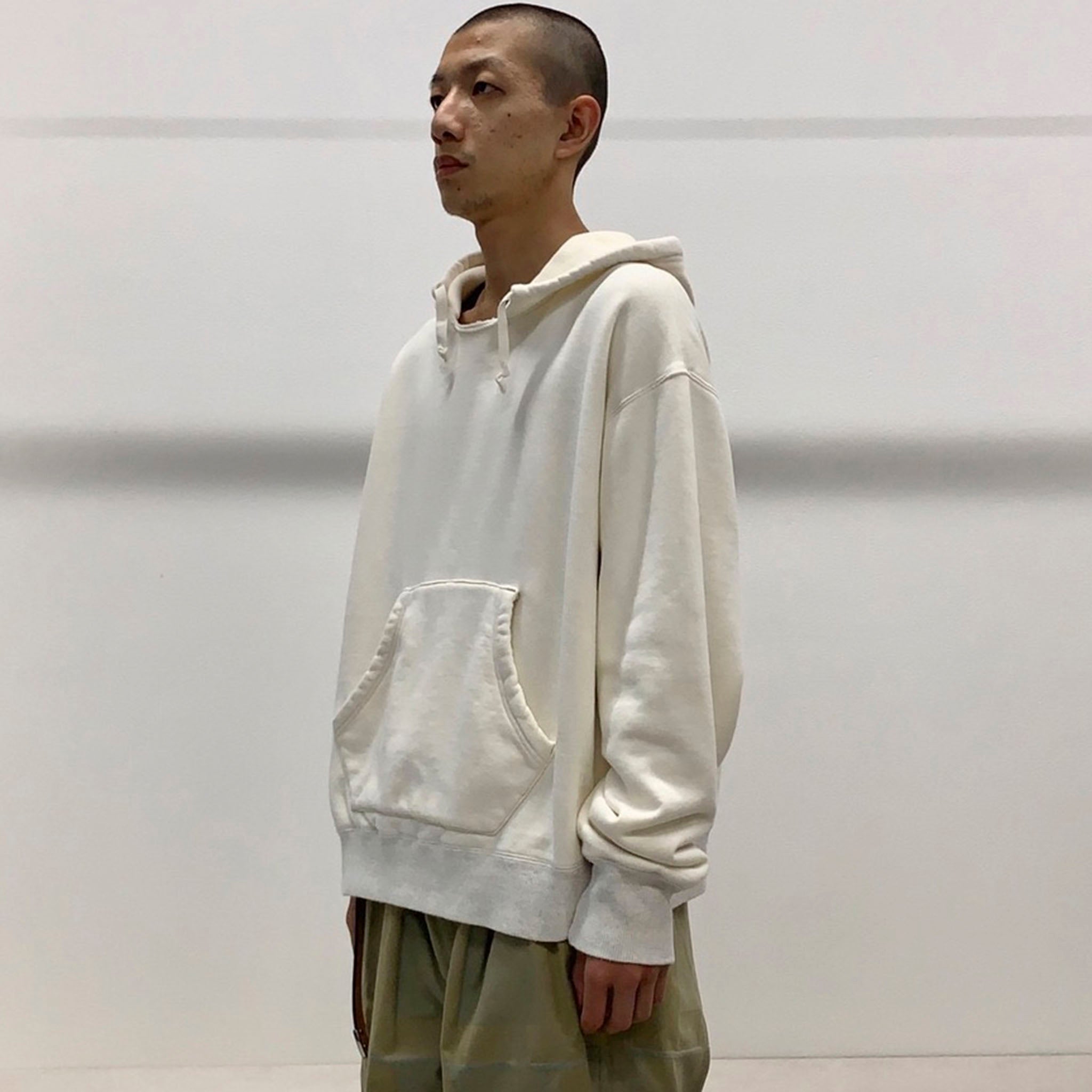 SABY "TYPE 40S HOODIE -UNDYED PURE COTTON-"