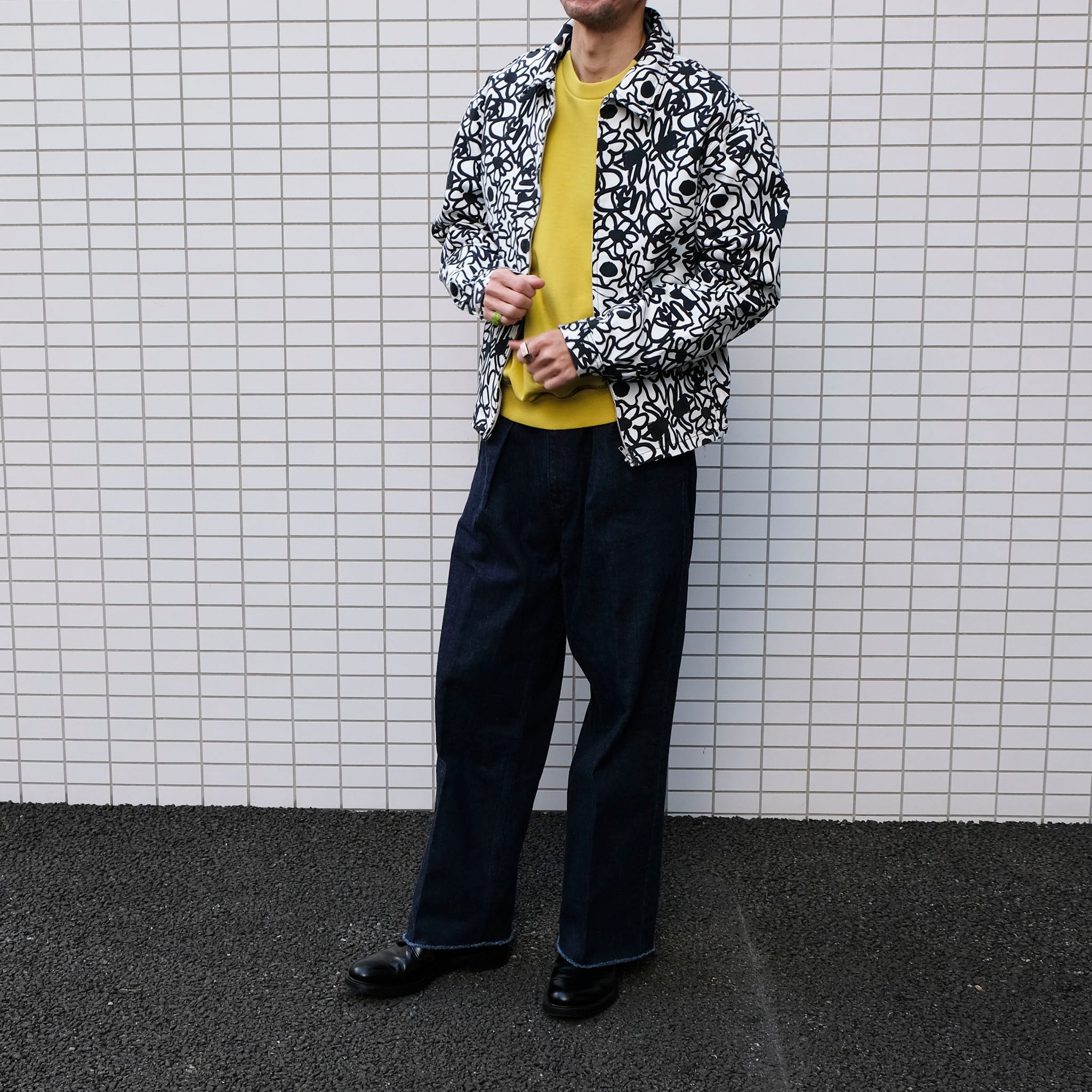 ARTE ANTWERP "Flowers Allover Print Jacket" フラワープリント ジップアップブルゾン
