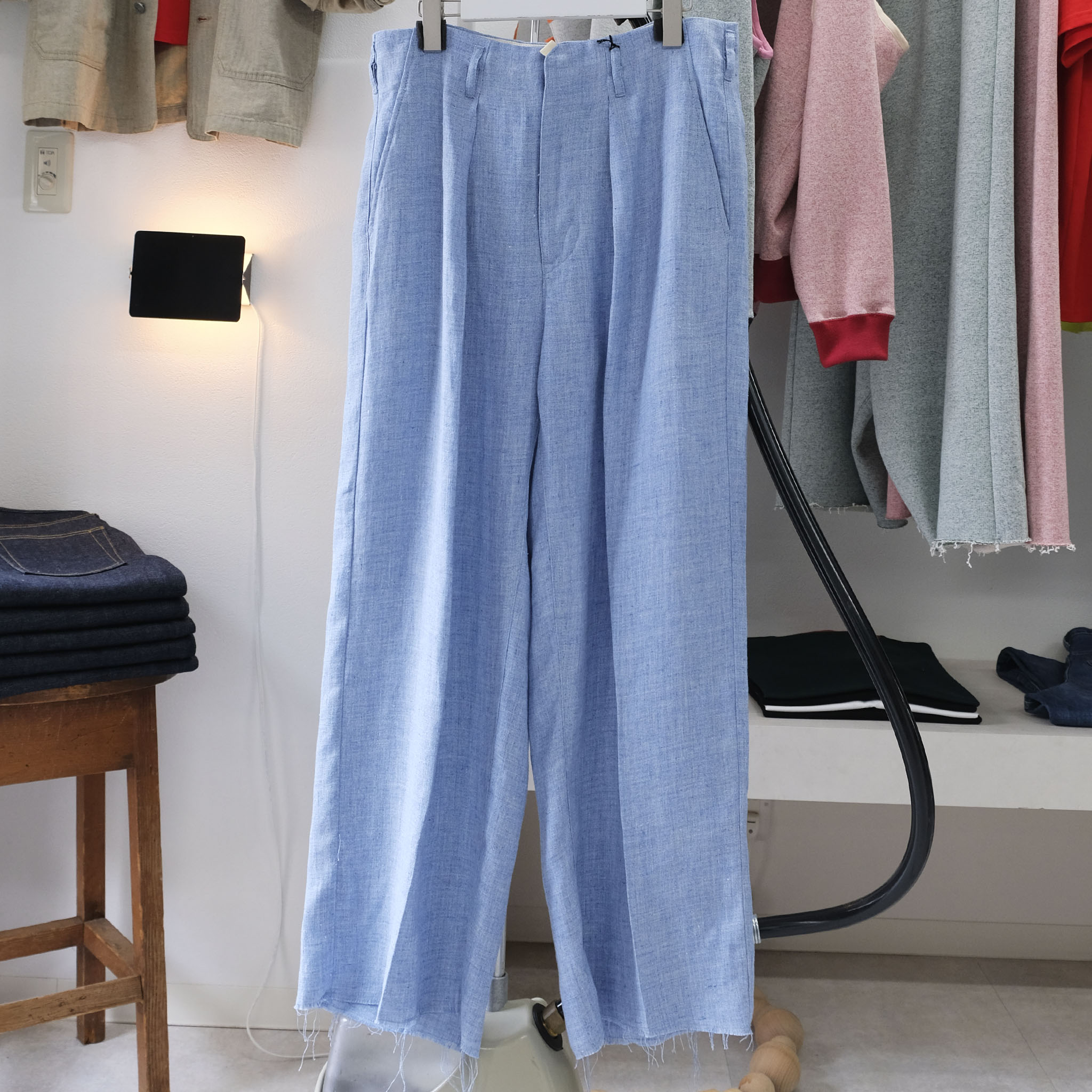 SABY (サバイ) / TUCK-BAGGY TYPE 2 - Bishu Japan Linen Canvas FAB -