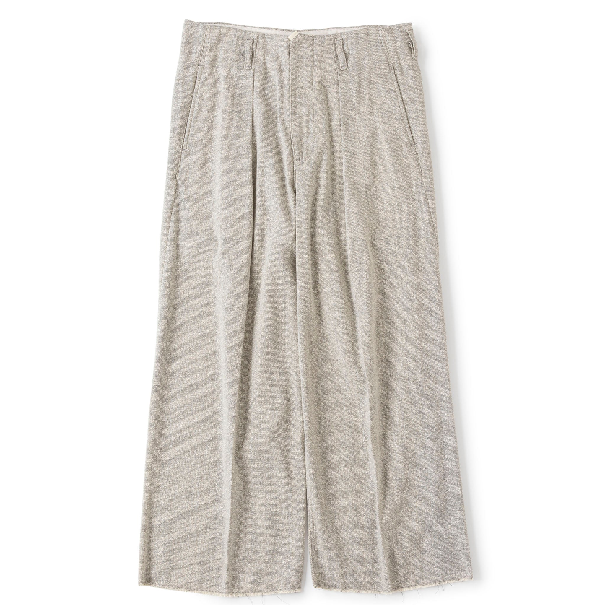 SABY "TUCK-BAGGY TYPE 3- Bishu Japan Silk Linen FAB -" シルクリネン ワイドスラックス