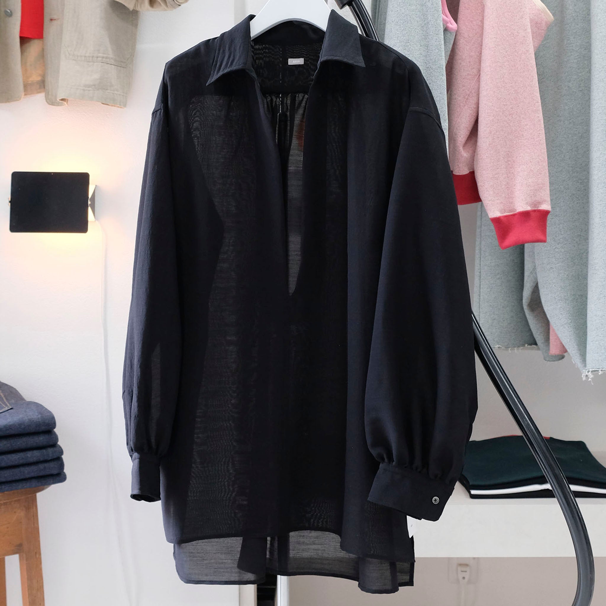 AXIS (アクシス) / SKIPPER SHIRT ウールシルクスキッパーシャツ