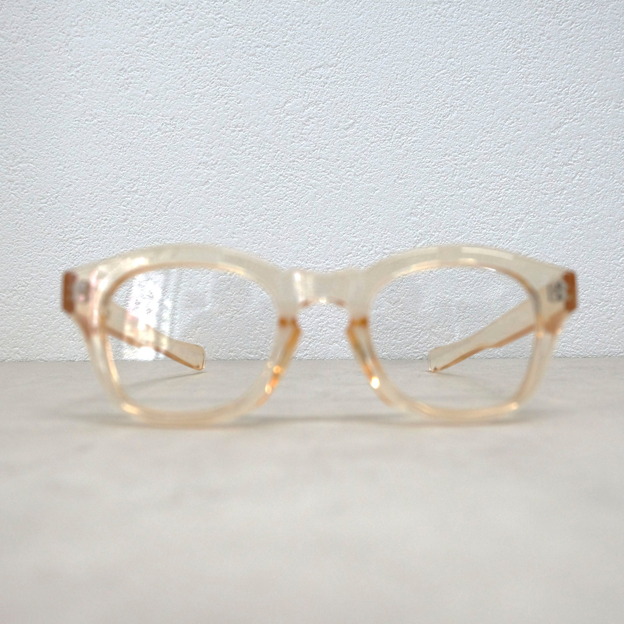 RANDY "WALKING"eyewear クリアベージュメガネ サングラス