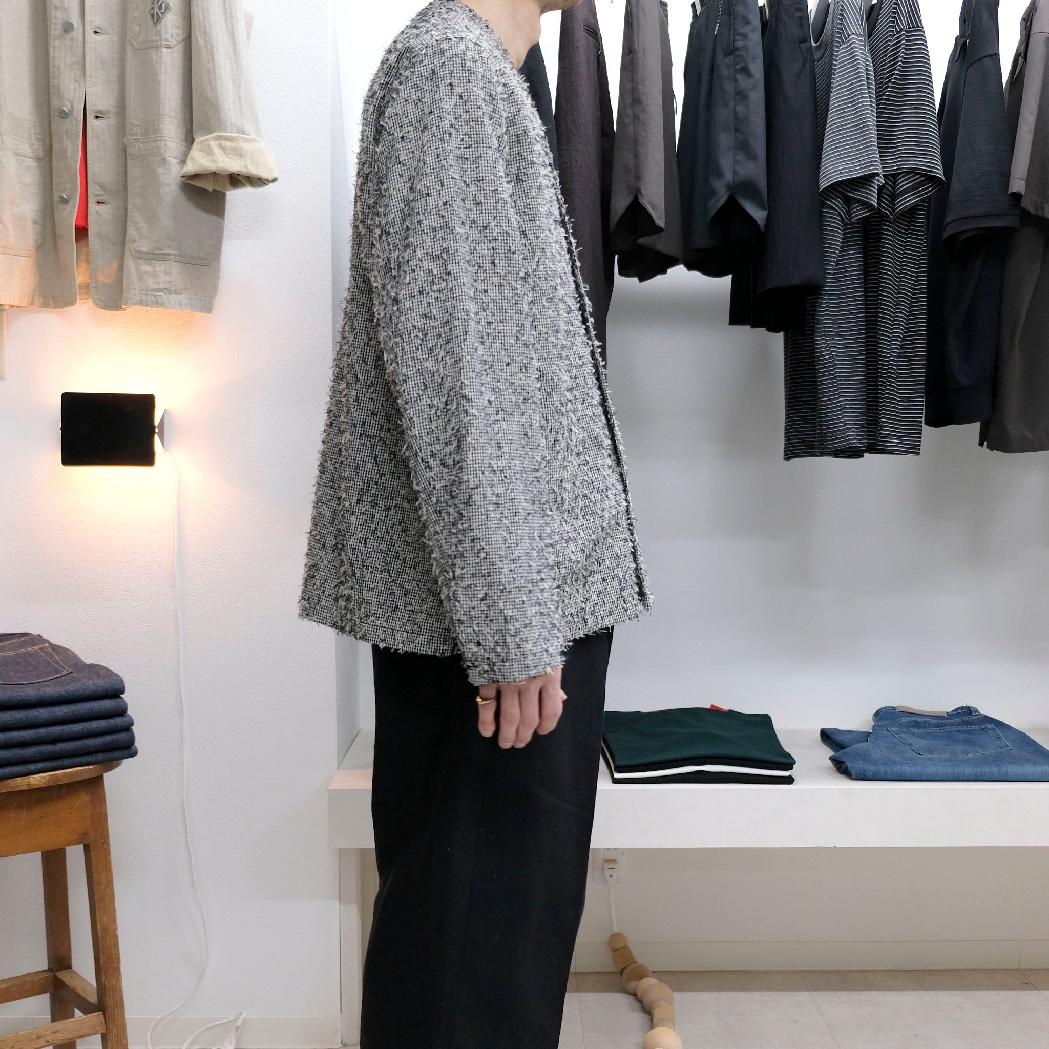 SABY (サバイ) / SLEEPING SHIRTS - Cotton Linen FAB × Needle Work -