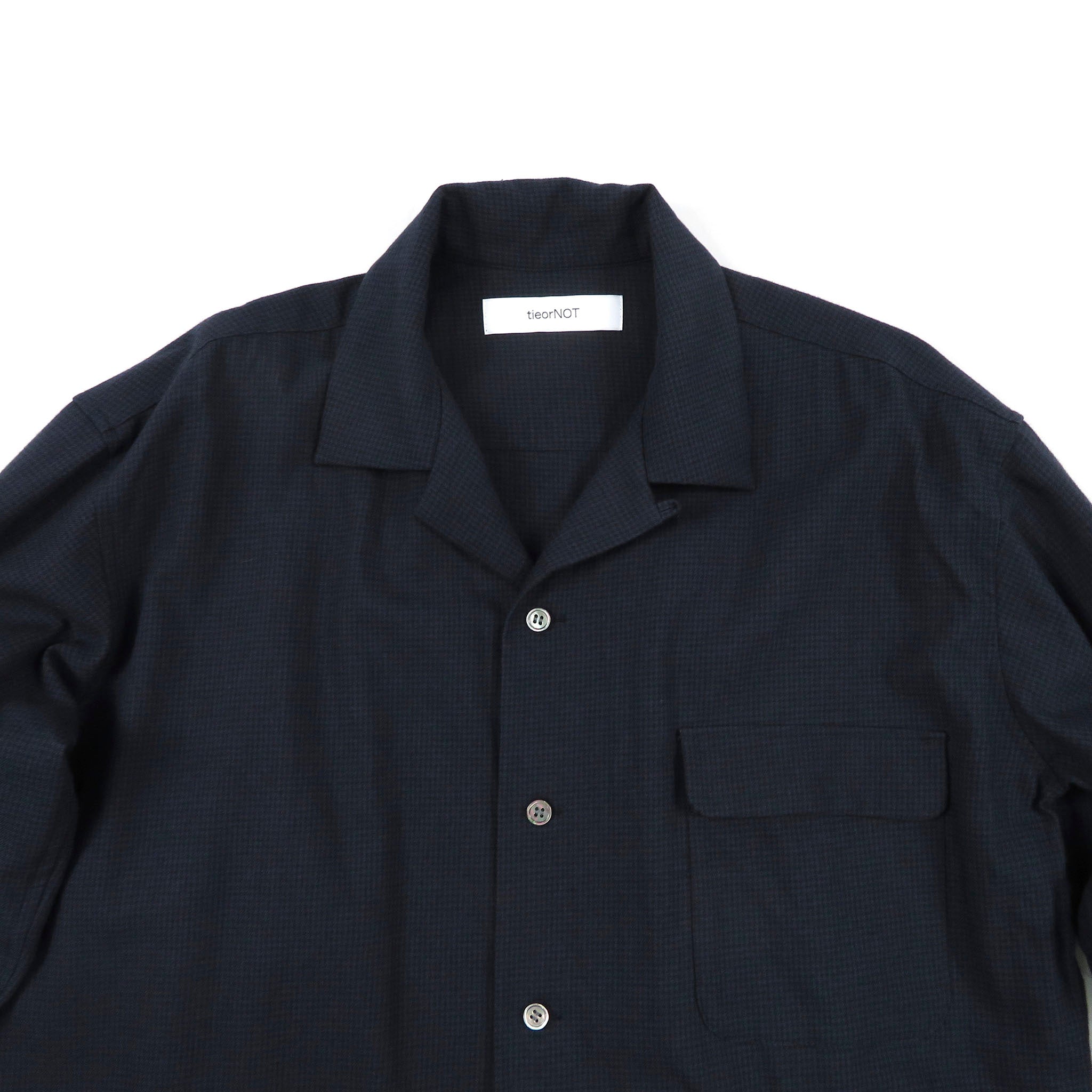 tieorNOT "HOUNDTOOTH FRANNEL SH"