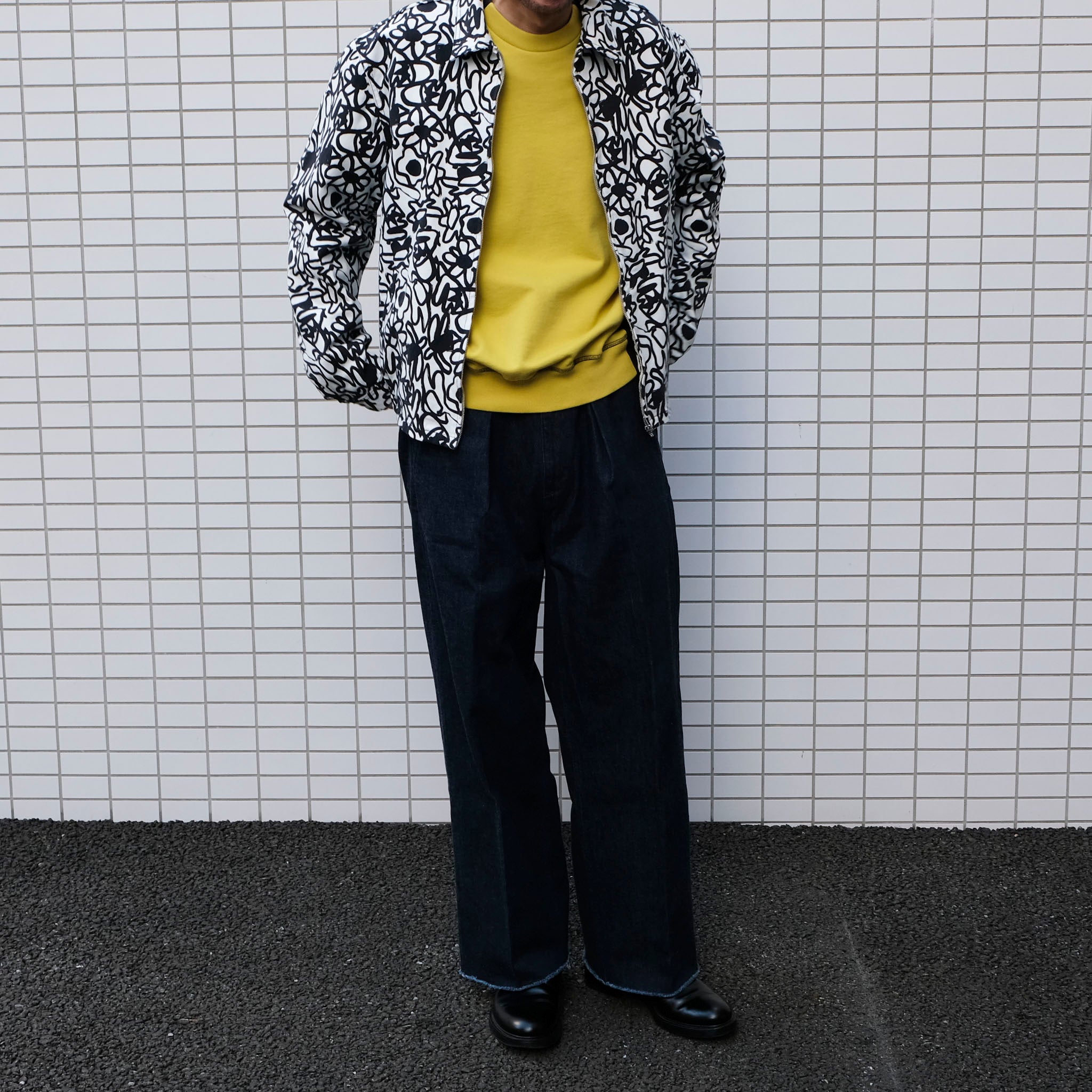 ARTE ANTWERP "Flowers Allover Print Jacket" フラワープリント ジップアップブルゾン