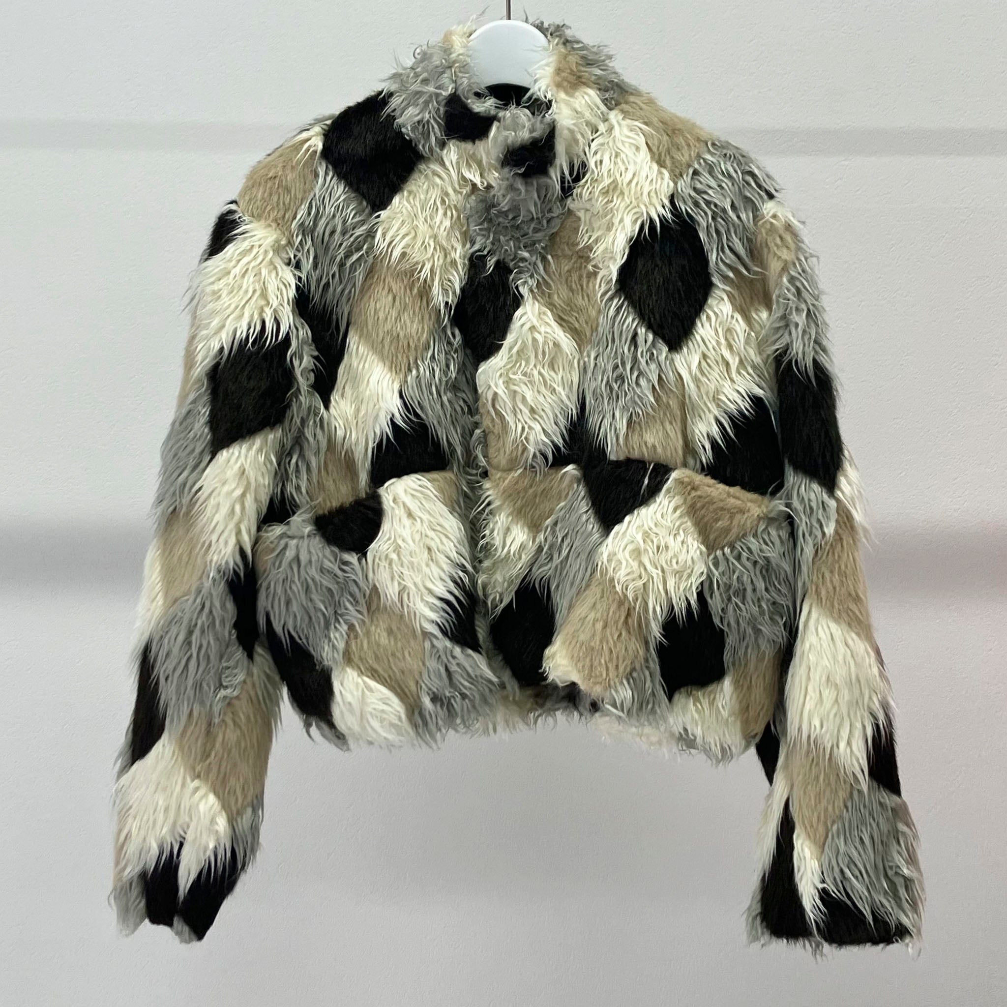 RANDY "Admission" アーガイル ファージャケット