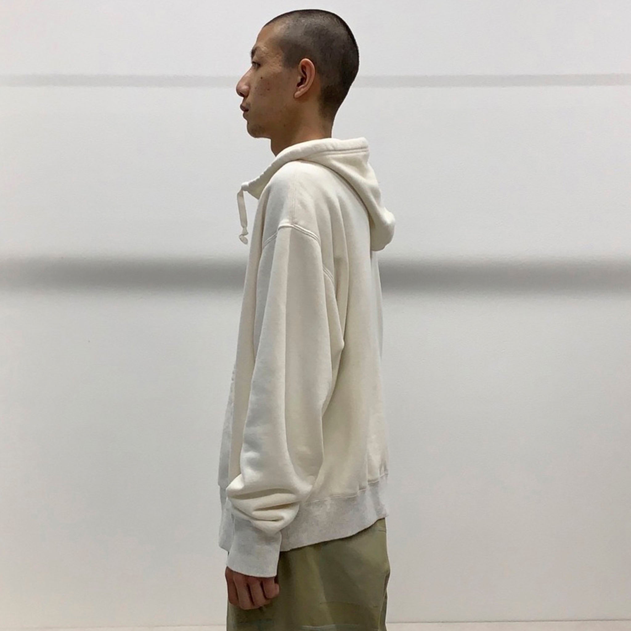 SABY "TYPE 40S HOODIE -UNDYED PURE COTTON-"