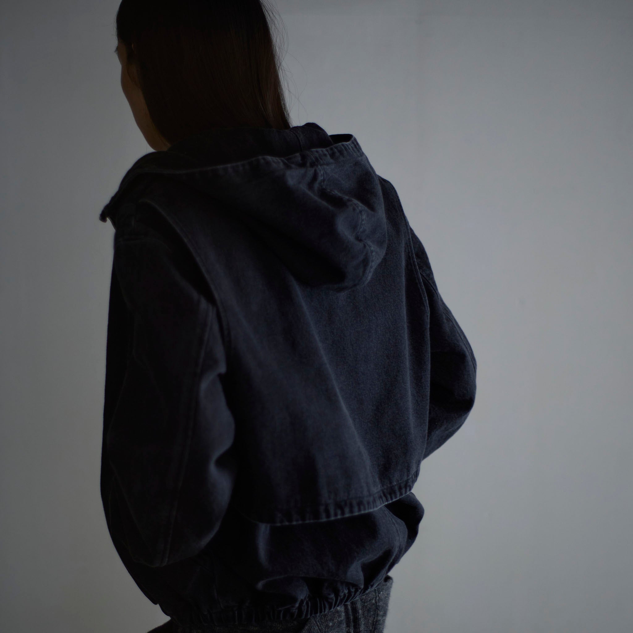 call "HOODIE BLOUSON" デニム フーデッドブルゾン