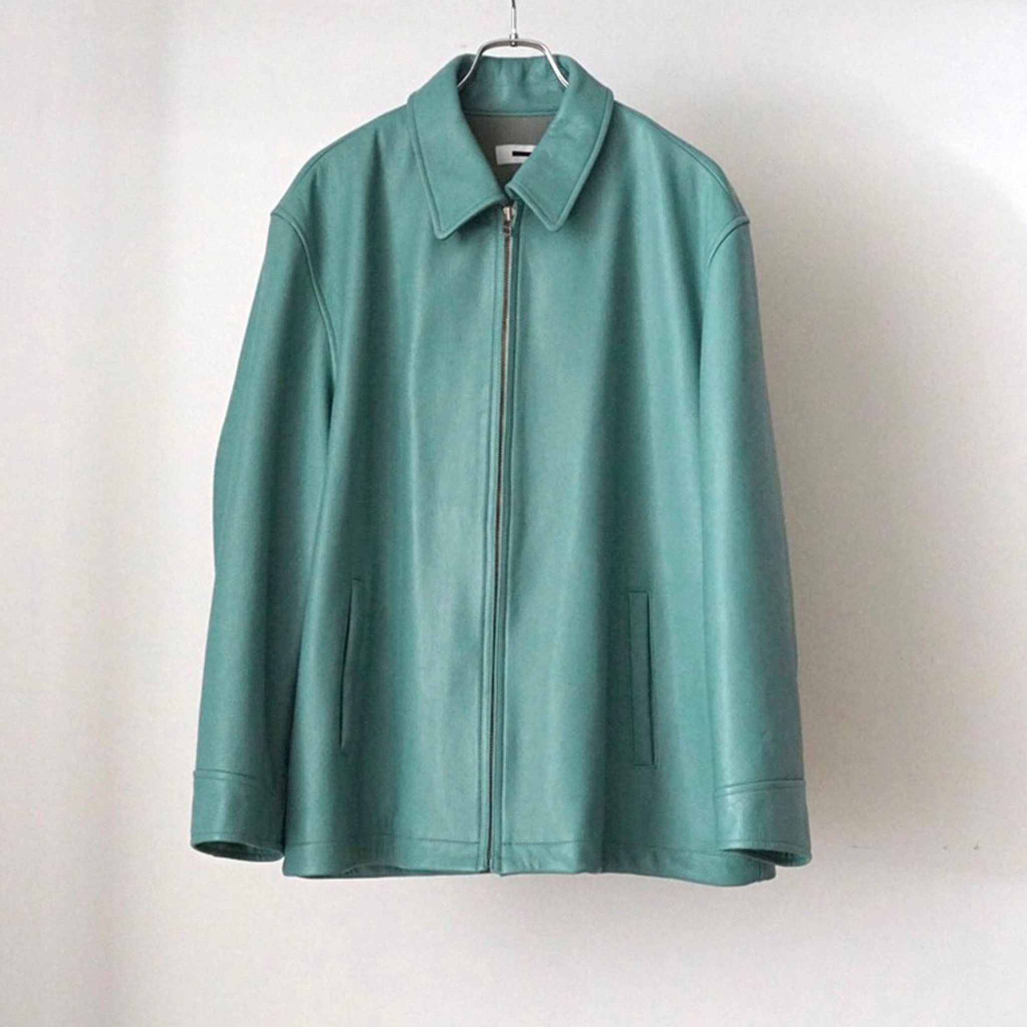 REVERBERATE "ZIP LEATHER BLOUSON"