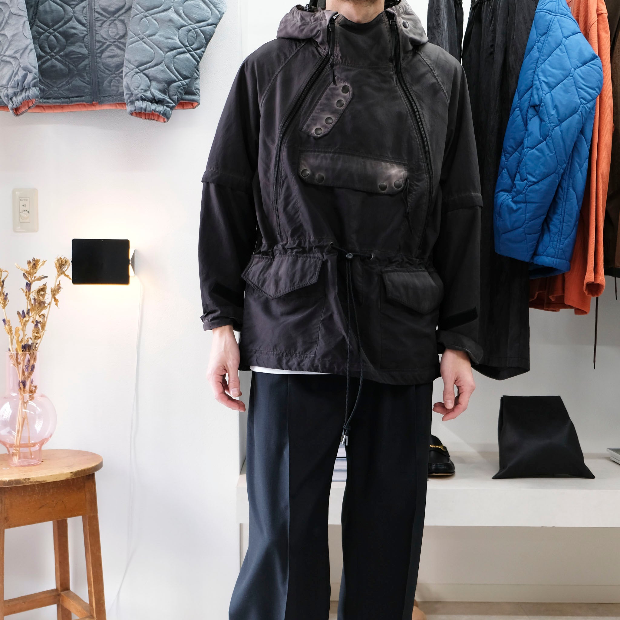 PRODUCT TWELVE "Garment Dyed Pullover Jacket" ガーメントダイ プルオーバー パーカー