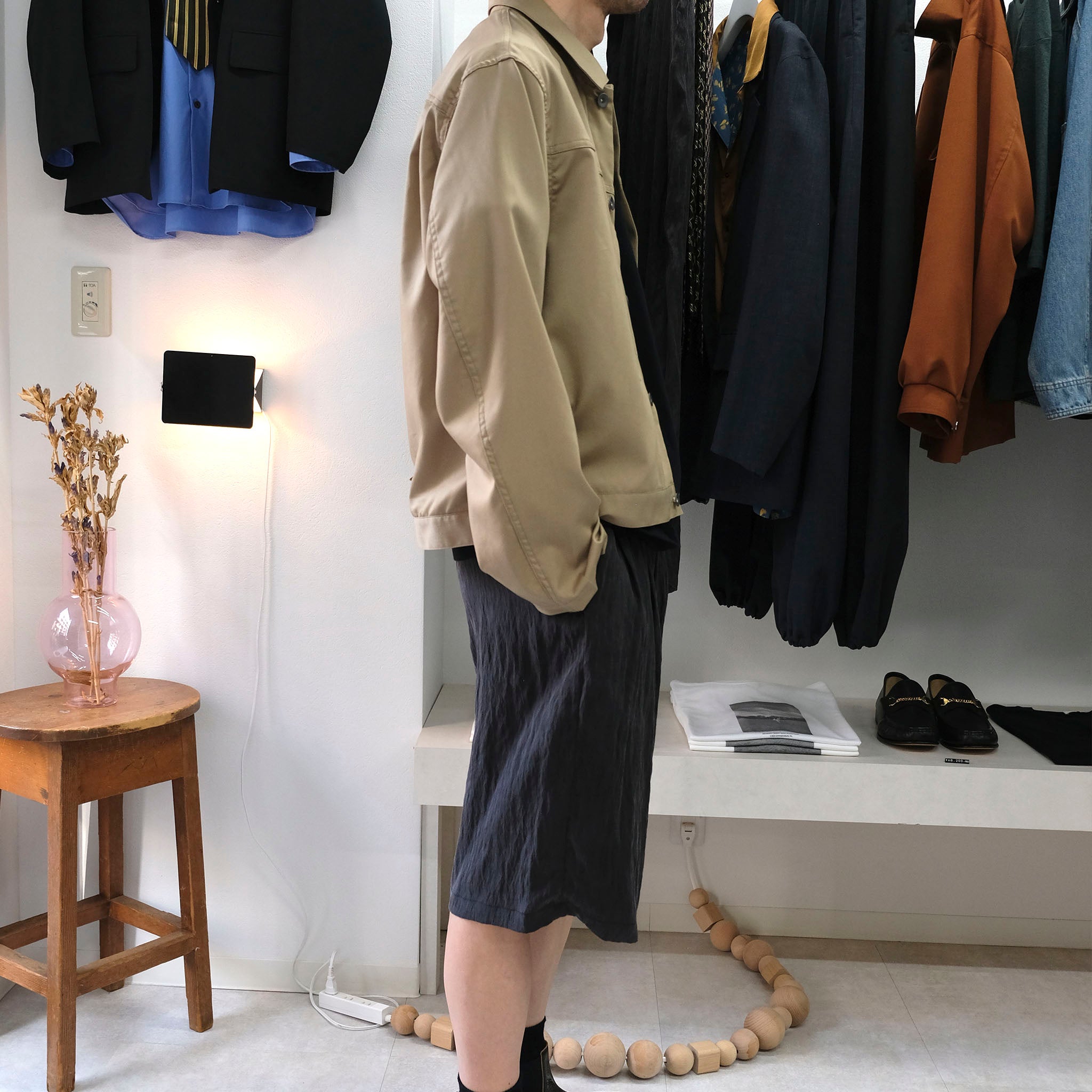 SABY "NEW G-BLOUSON - Viscose Wool Twill -" レーヨンウール ブルゾン
