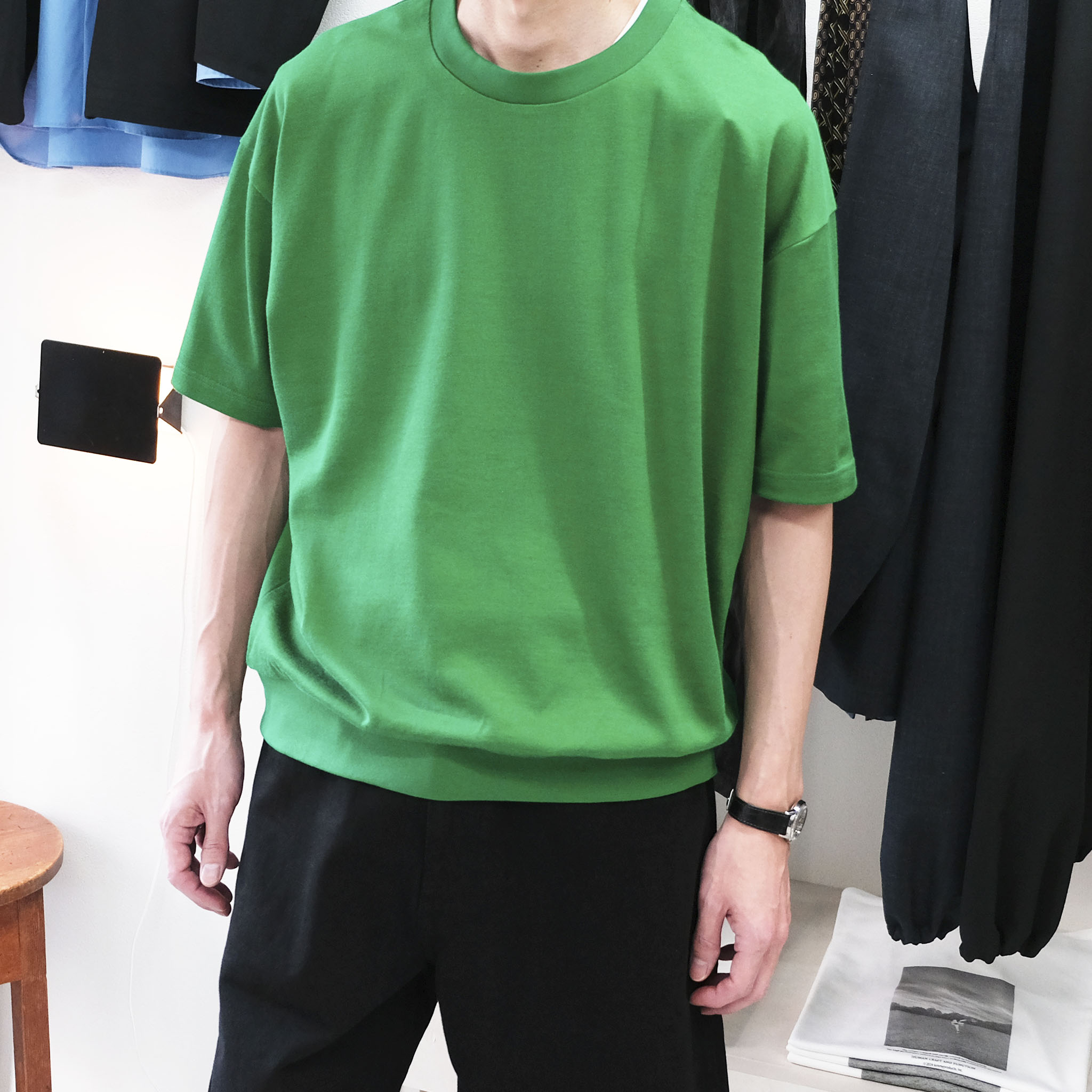 REVERBERATE "SPORT T-SHIRT" コットンレーヨン スウェットTシャツ