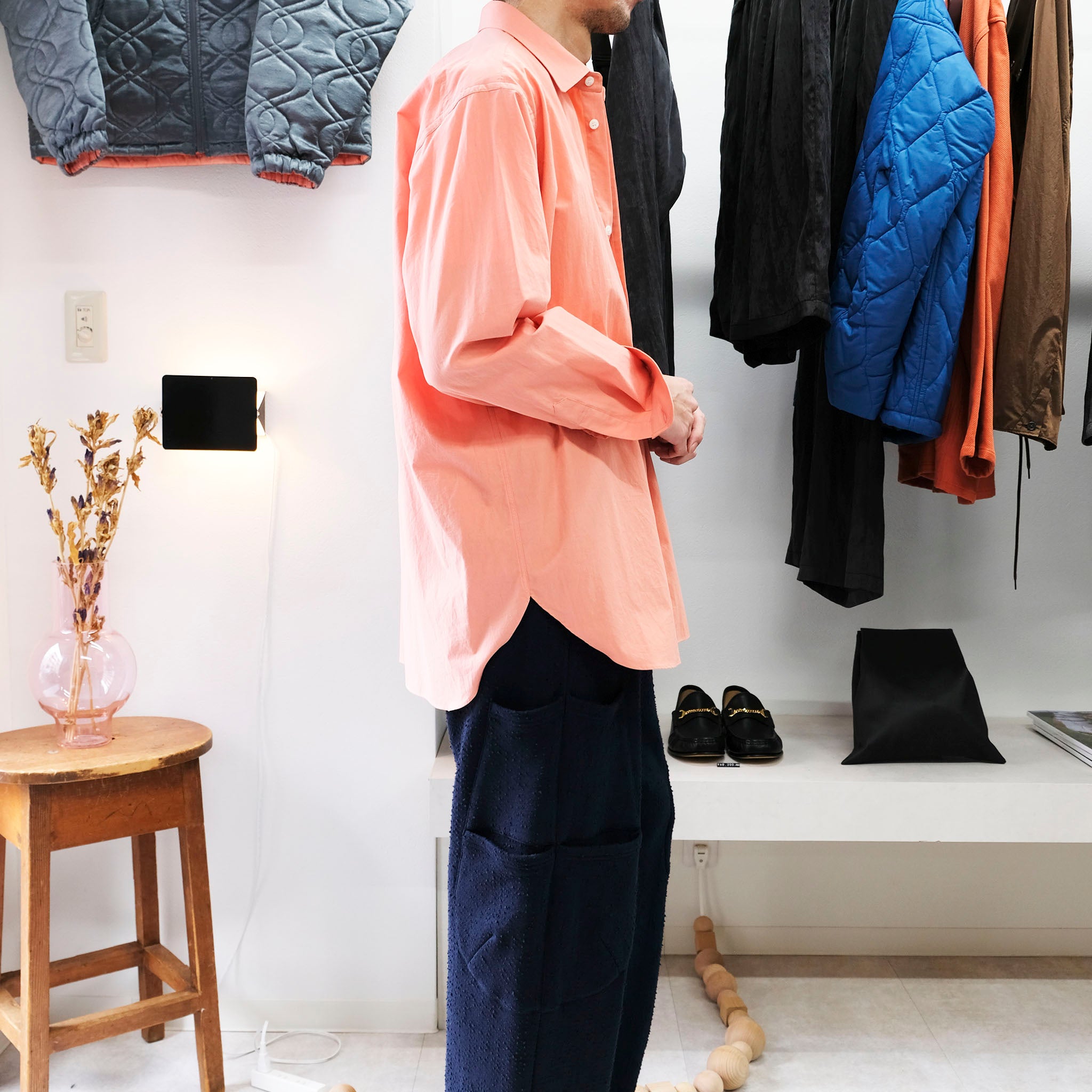 ENCOMING "Classic Long Sleeve Shirt" クラシック ロングスリーブシャツ