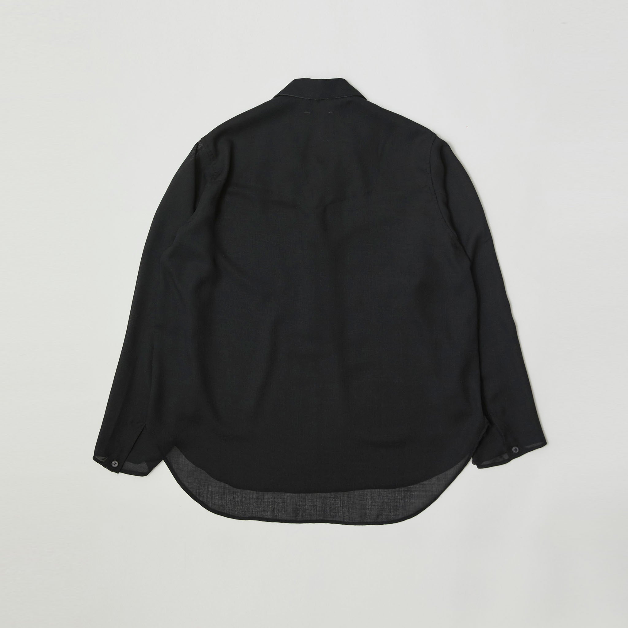 SABY (サバイ) / PULL OVER LAPEL SHIRTS - Bishu Japan Polyester Wool Viyella FAB -