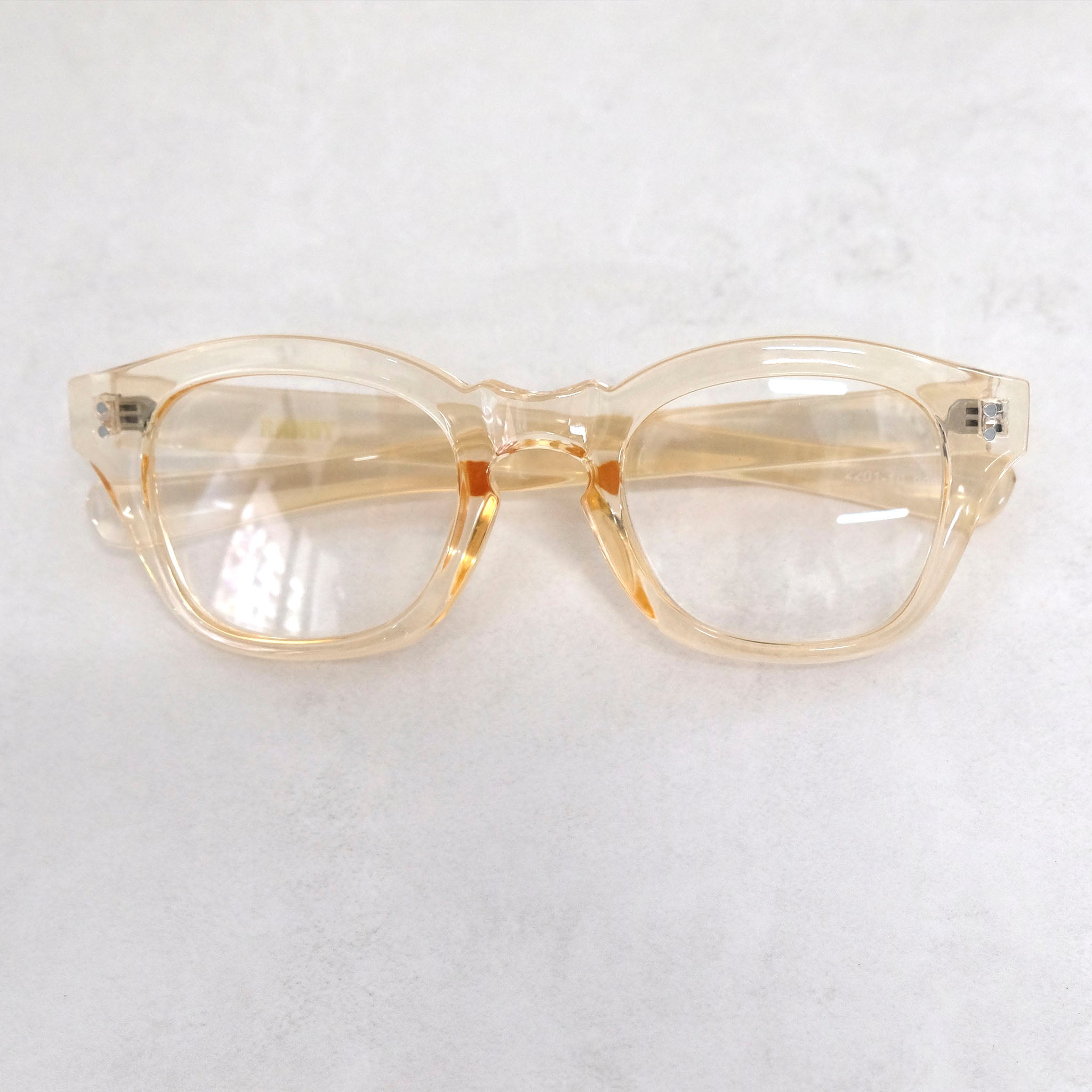 RANDY "WALKING"eyewear クリアベージュメガネ サングラス