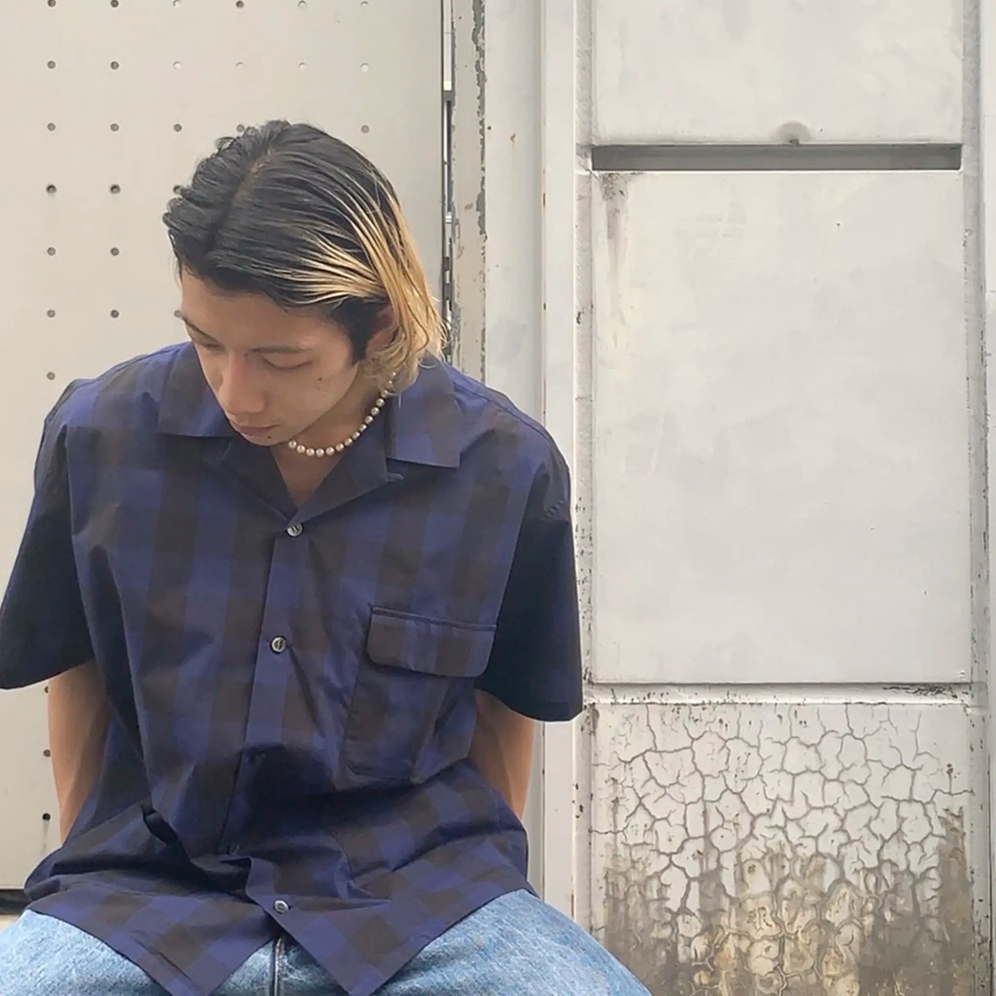 tieorNOT "VENICE OPEN COLLAR H/S SHIRT"
