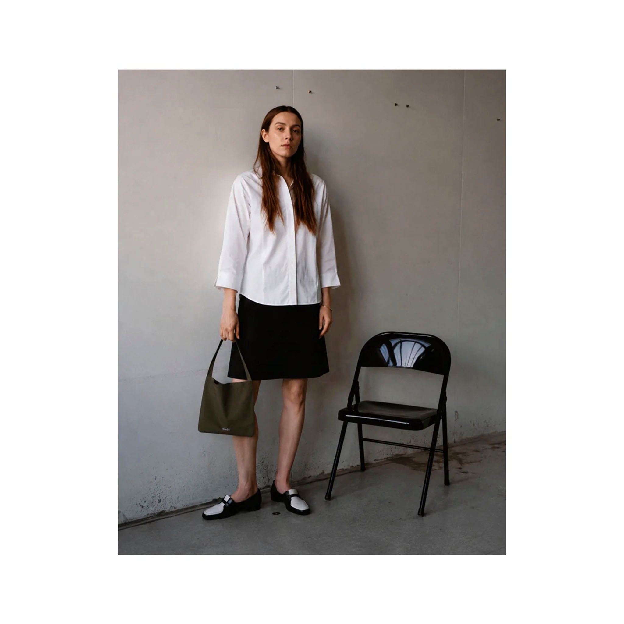 STUDY(スタディ)/ STUDY TOTE BAG ARMY GREEN キャンバストートバッグ
