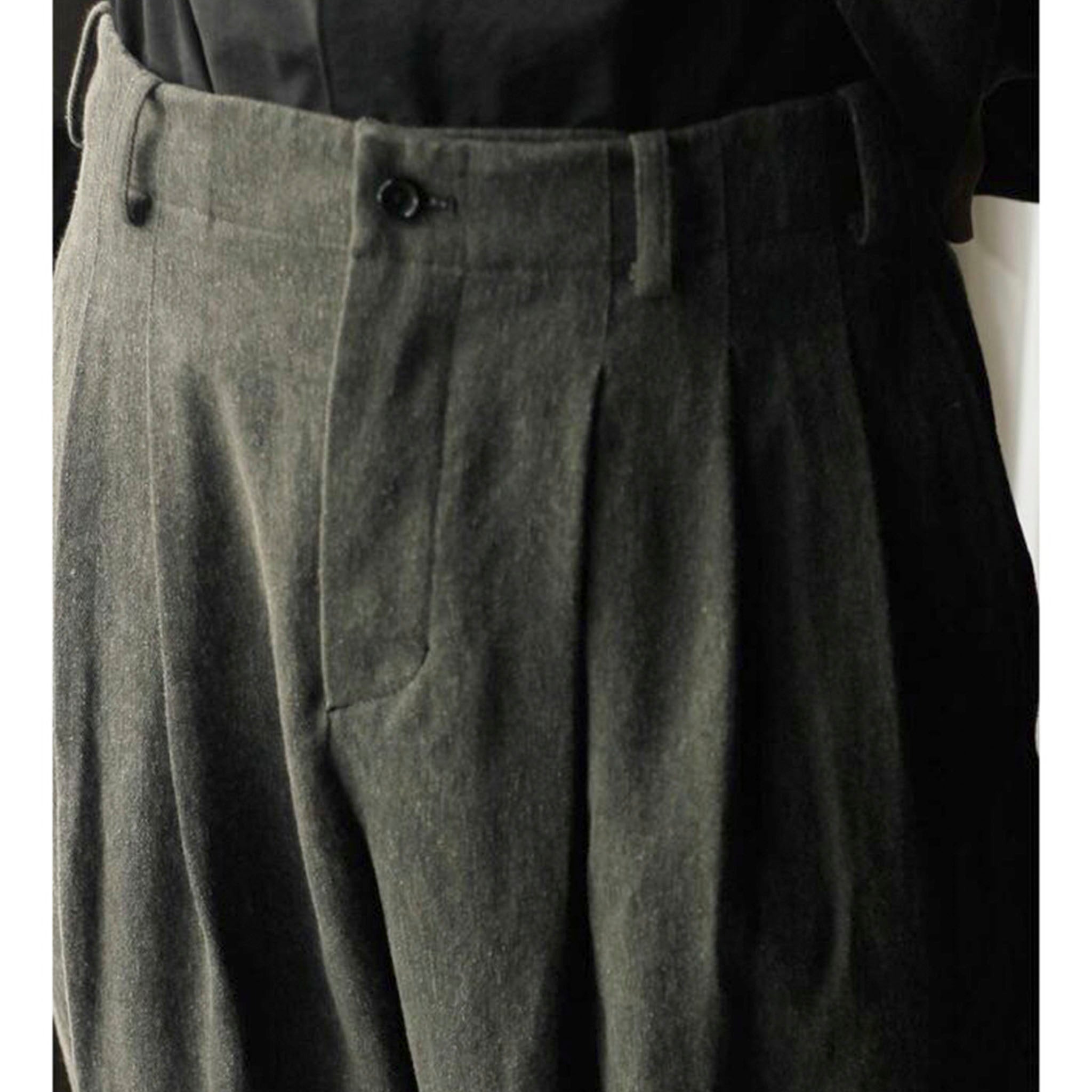 AXIS "3 Tucks Tapered Pants" 3タック テーパードパンツ