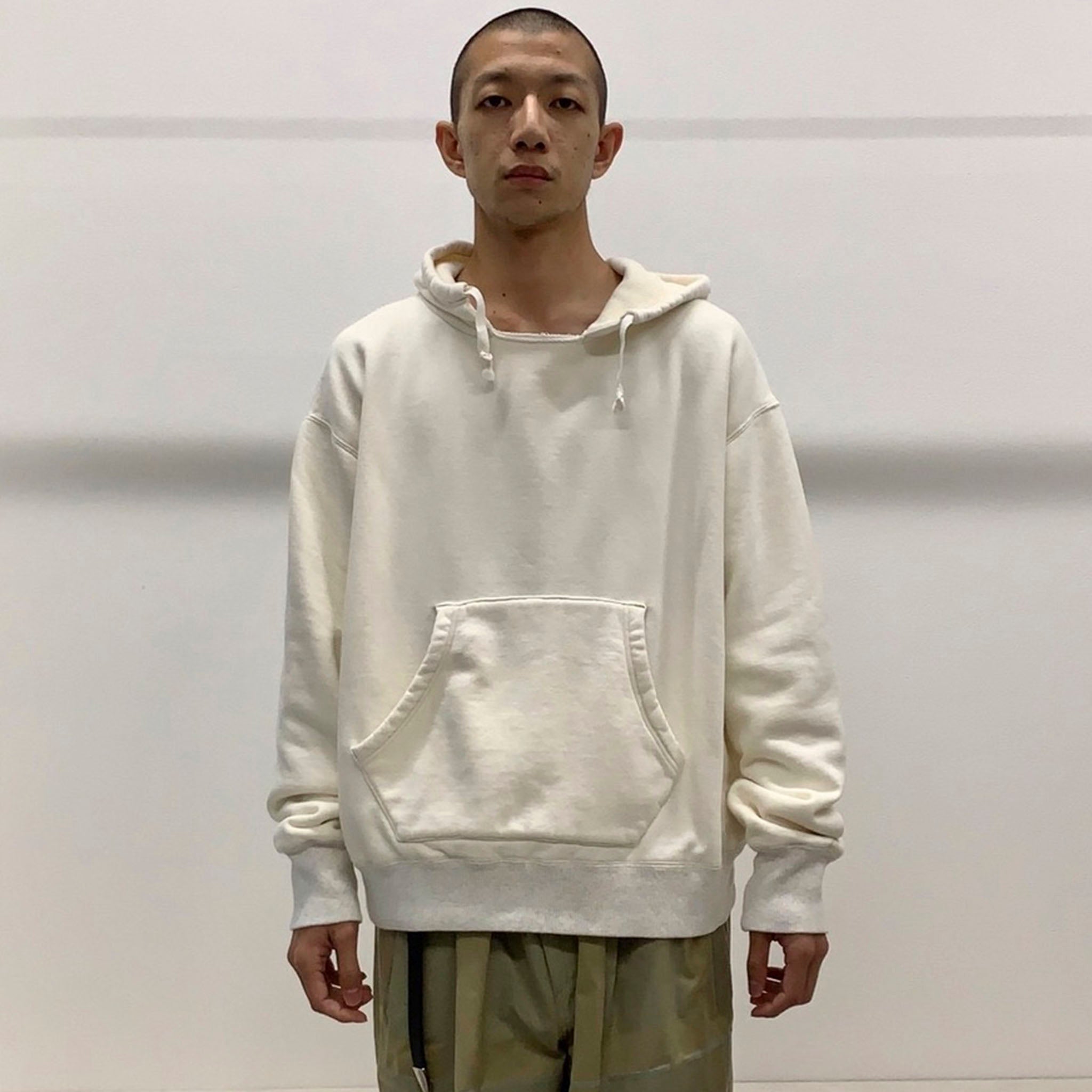 SABY "TYPE 40S HOODIE -UNDYED PURE COTTON-"