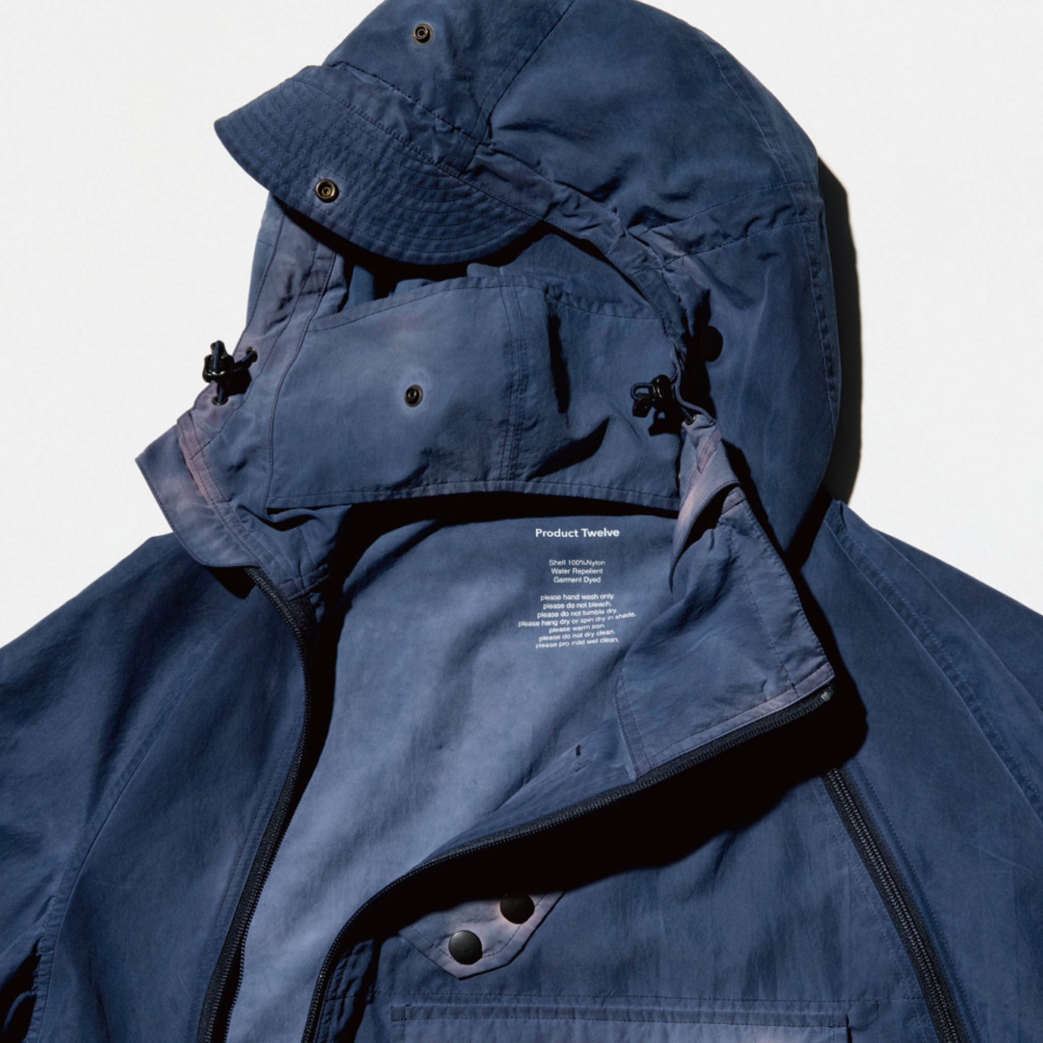PRODUCT TWELVE "Garment Dyed Pullover Jacket" ガーメントダイ プルオーバー パーカー
