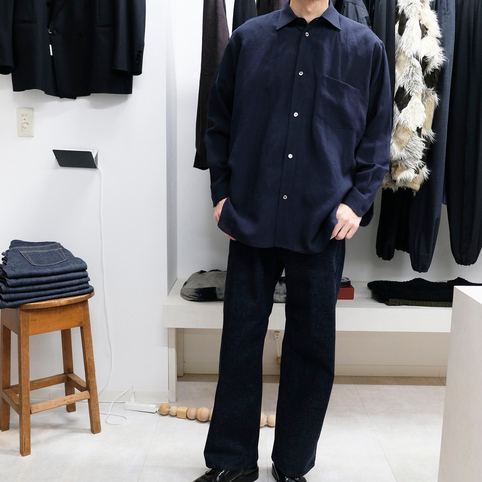ENCOMING "CLASSIC LONG SLEEVE SHIRT" ロングスリーブシャツ