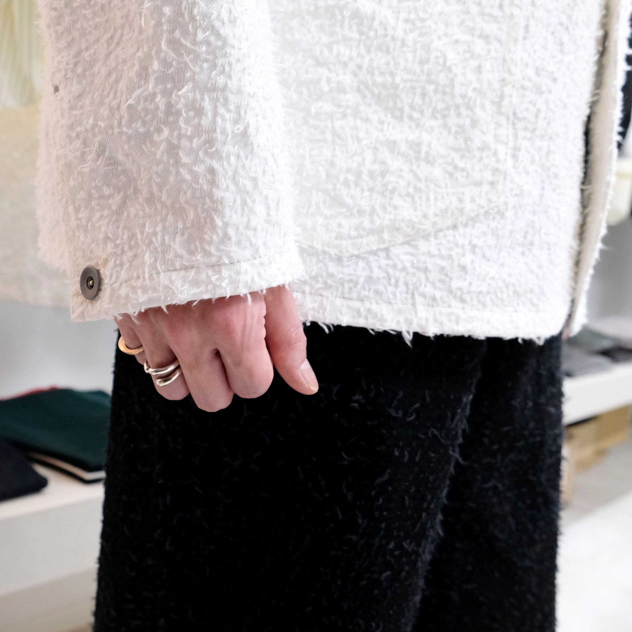 SABY (サバイ) / WORKERS JACKET TYPE TWO POCKET - 12oz Needle Work Denim - ニードルワークカバーオール