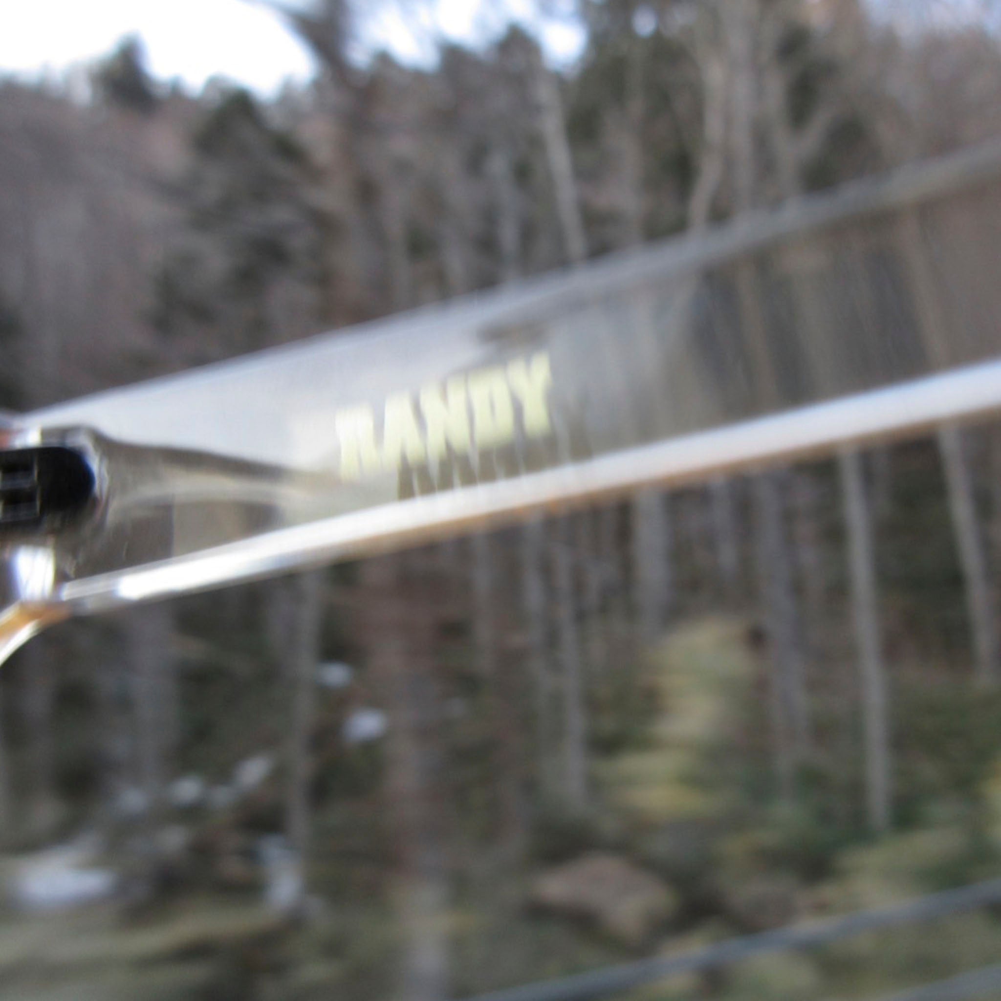 RANDY "WALKING"eyewear クリアベージュメガネ サングラス