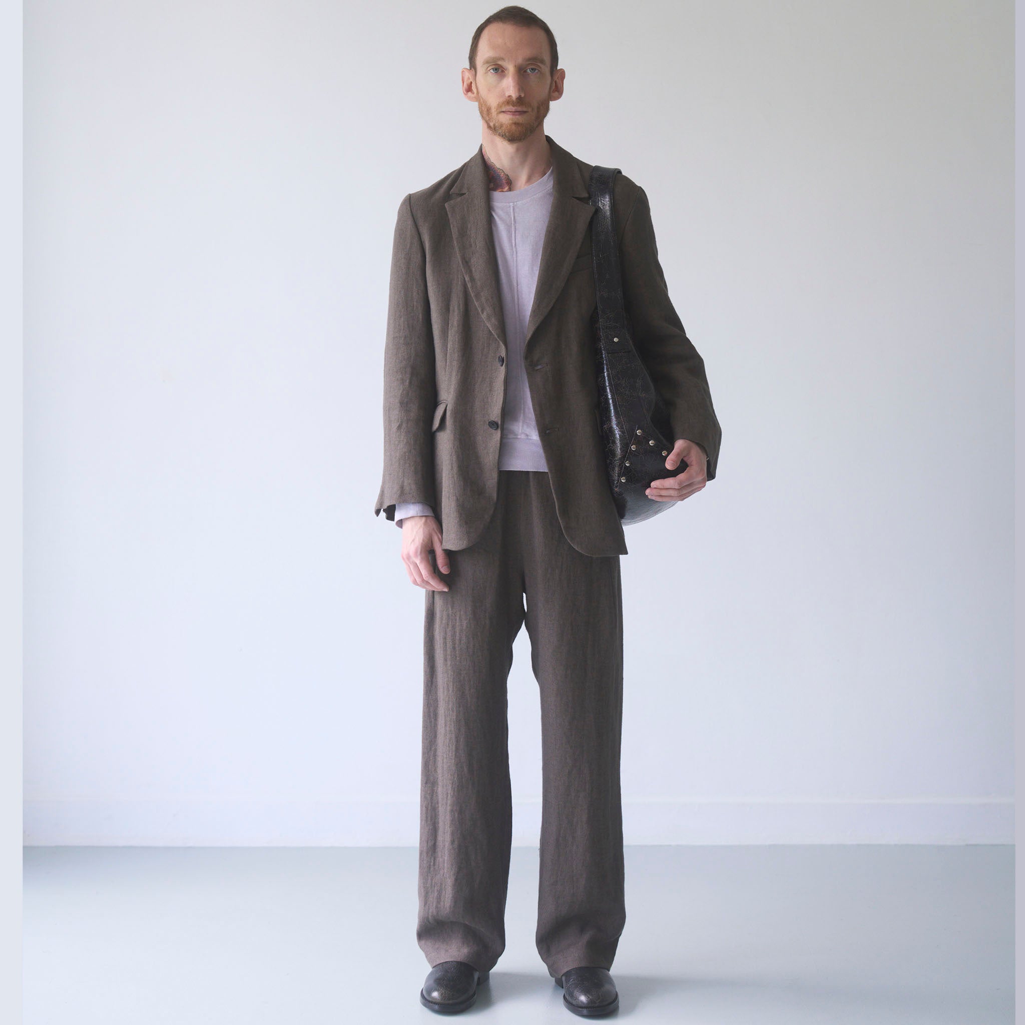 call "CALL-SYSTEM BAG" クラックレザー ビッグ ツールバッグ