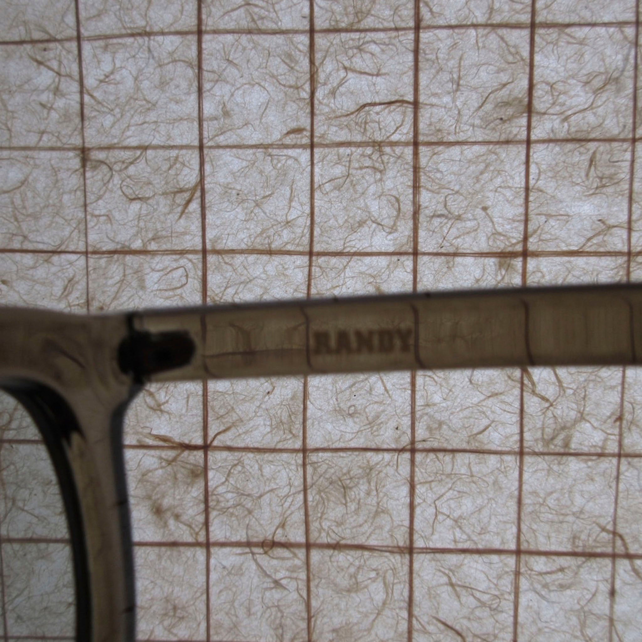 RANDY "WALKING" クリアフレーム カラーサングラス