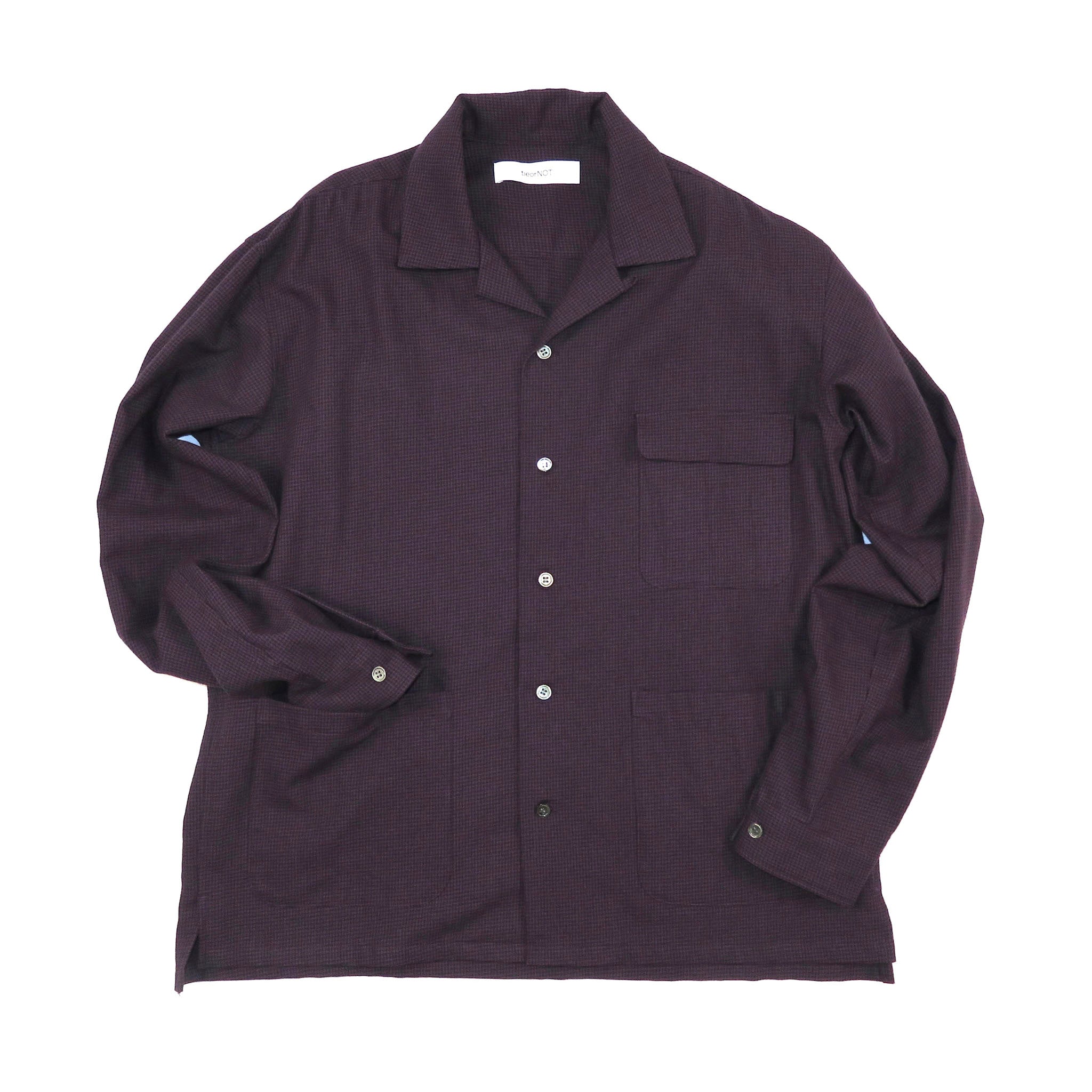 tieorNOT "HOUNDTOOTH FRANNEL SH"