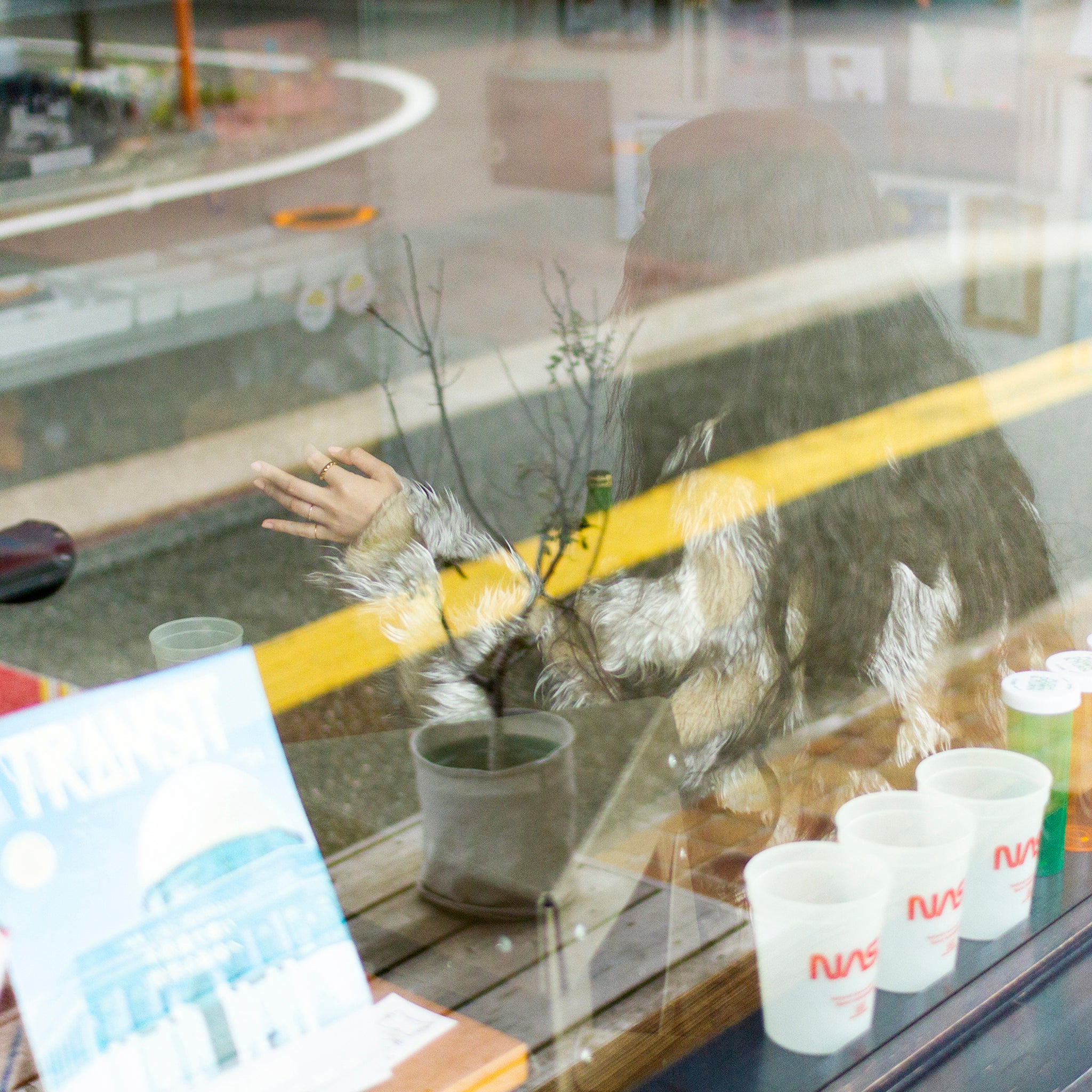 RANDY "Admission" アーガイル ファージャケット