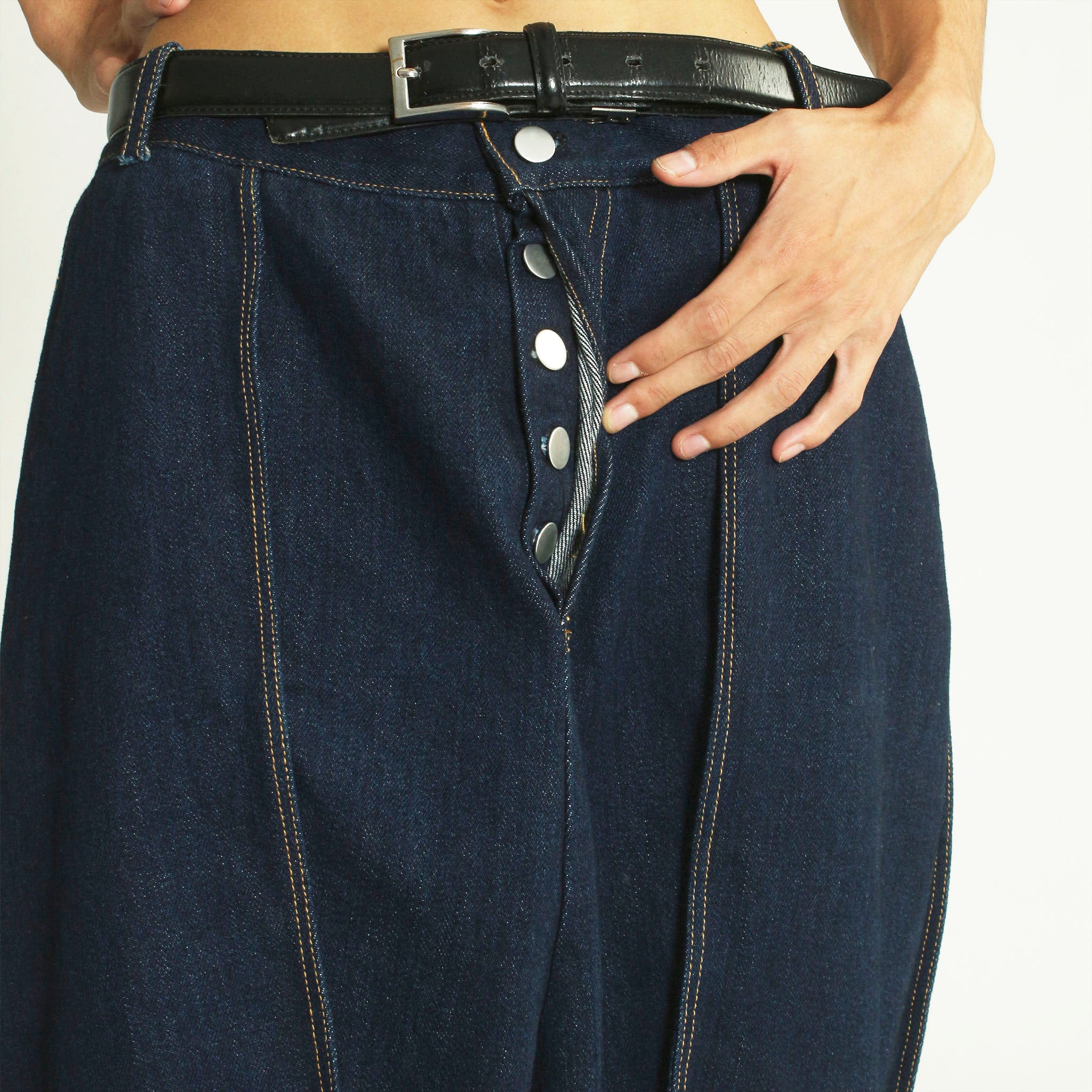 EITARO "twist denim pants at19"