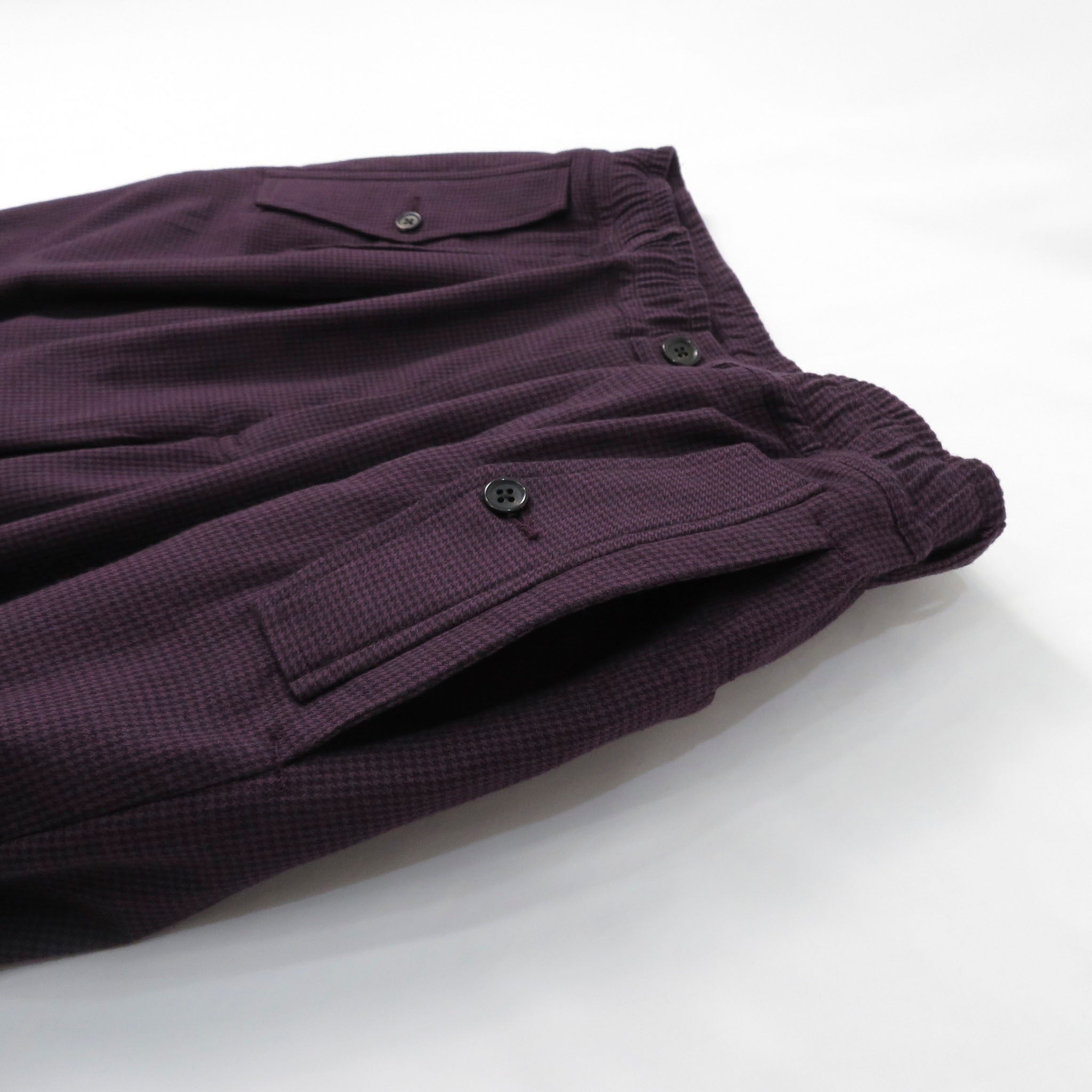 tieorNOT "HOUNDTOOTH FRANNEL TROUSERS"