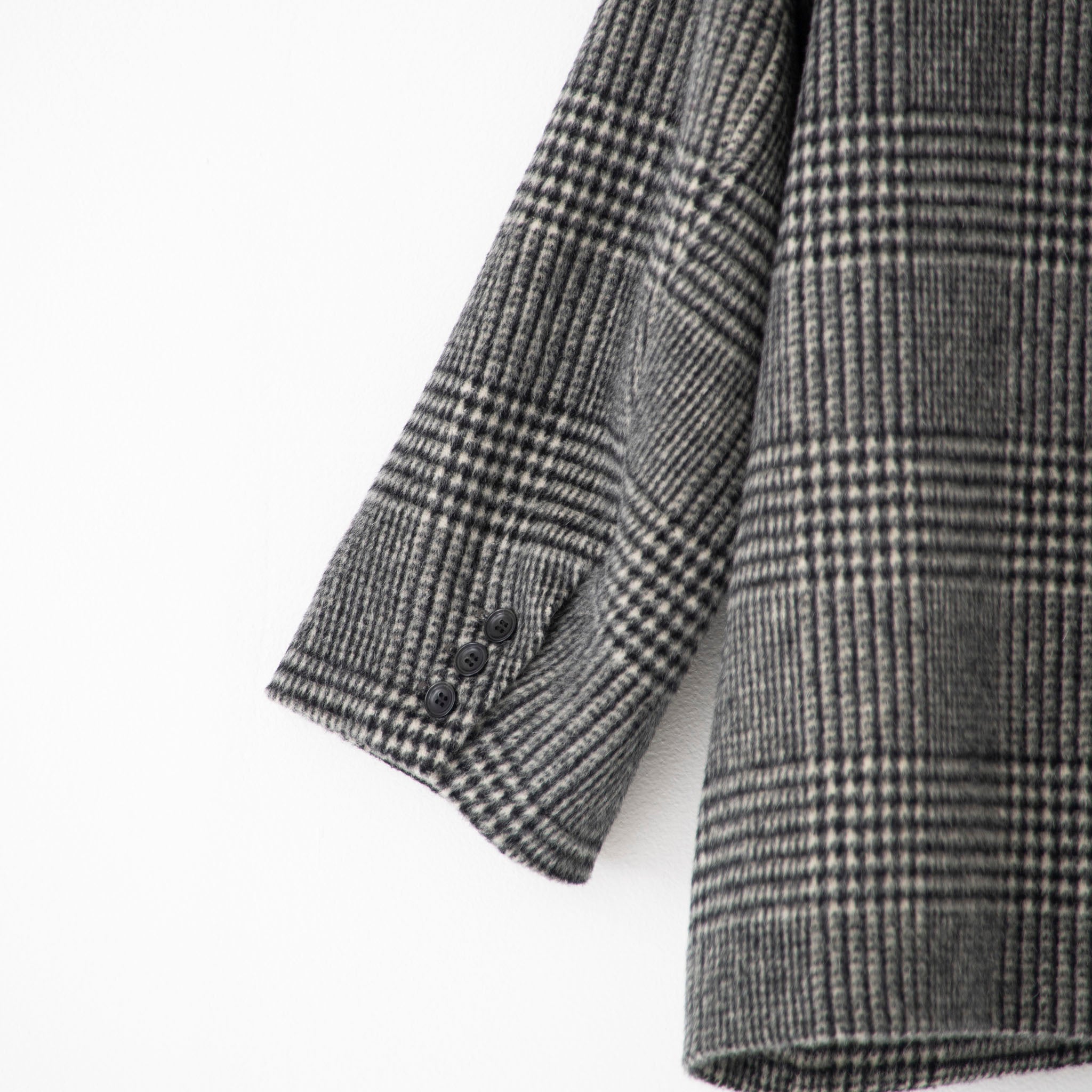 RYU "glen plaid 2B jacket" グレンチェック アンゴラウール テーラードジャケット