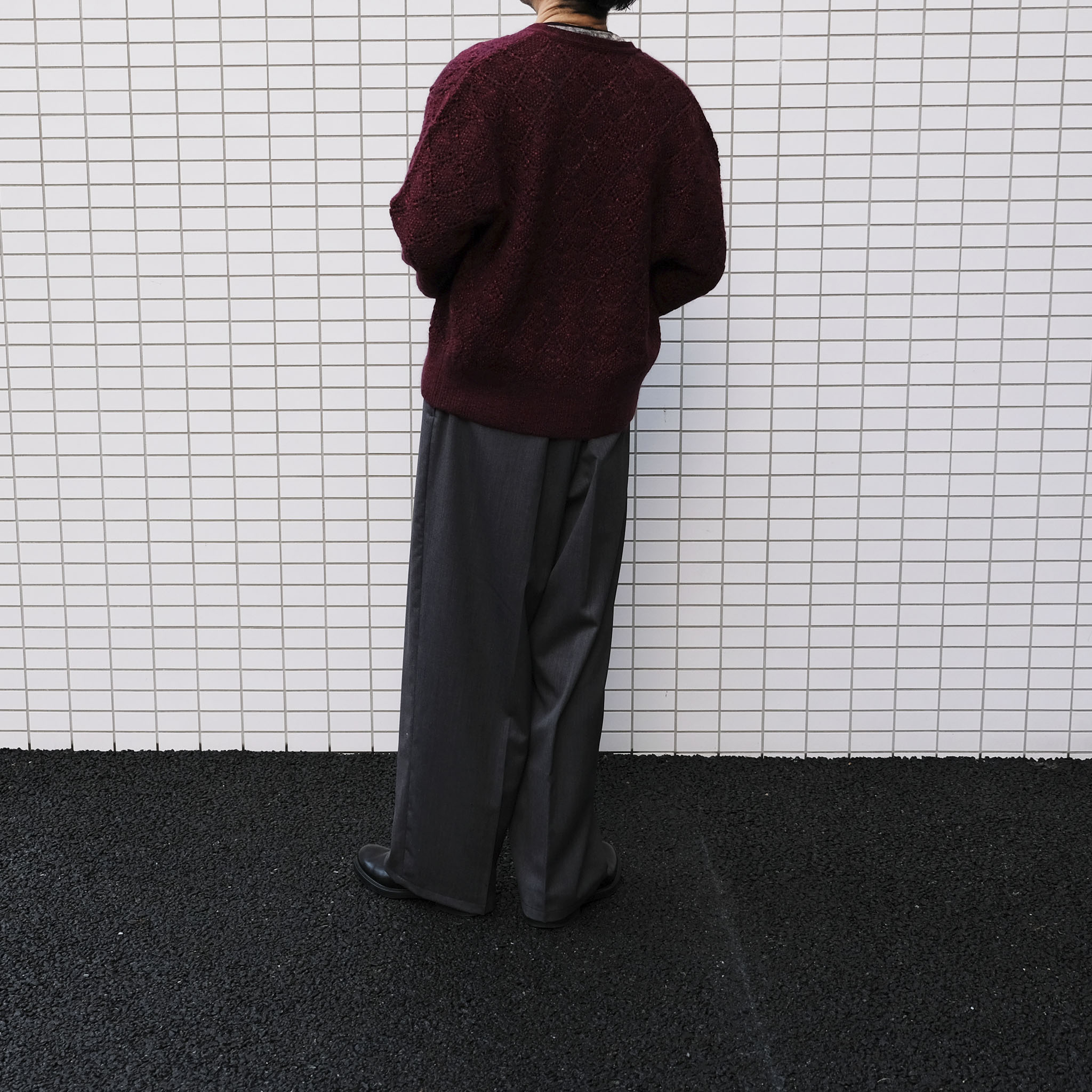 ENCOMING "KNITTED SHORT CARDIGAN"
