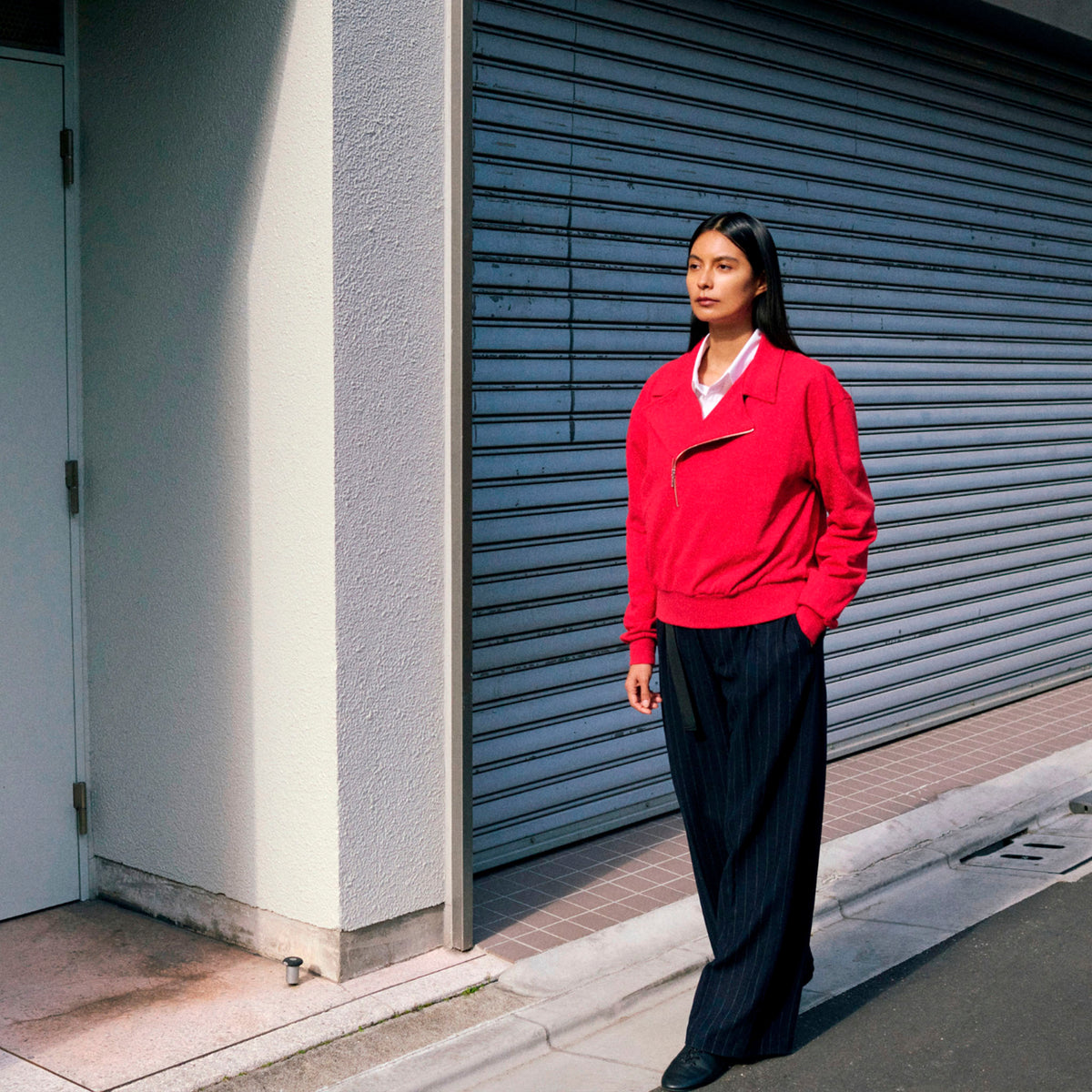 REVERBERATE(リバーバレイト)/ TACKED TROUSERS-TW タックド トラウザーズ
