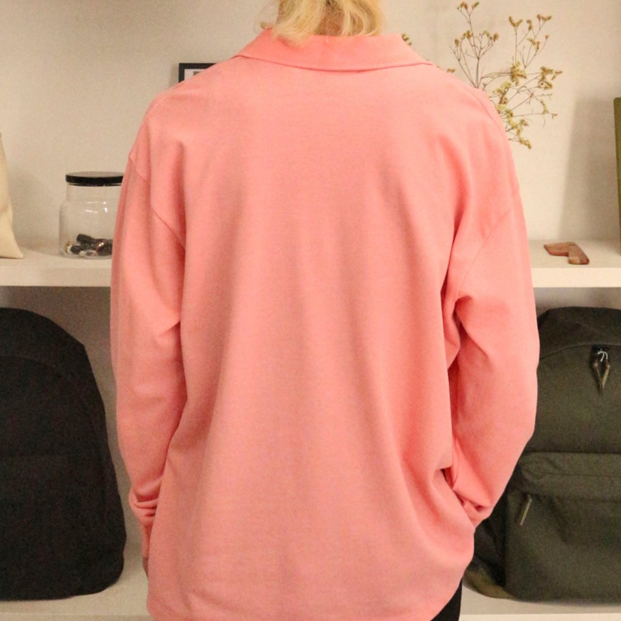 REVERBERATE "ZIP LONG SLEEVE POLO”