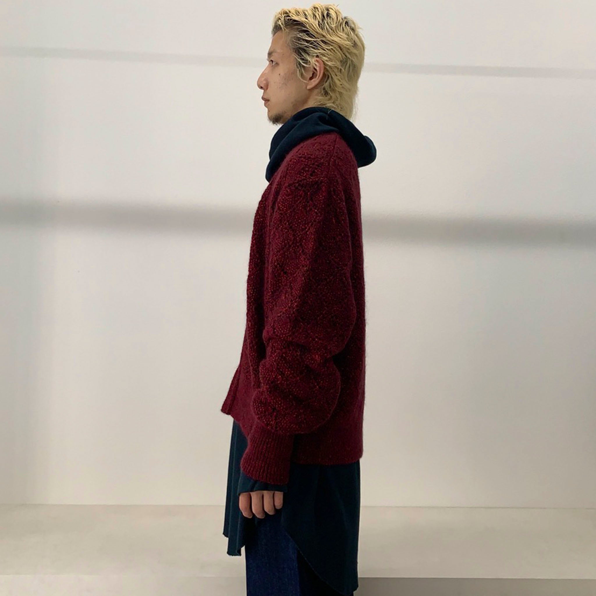 ENCOMING "KNITTED SHORT CARDIGAN"