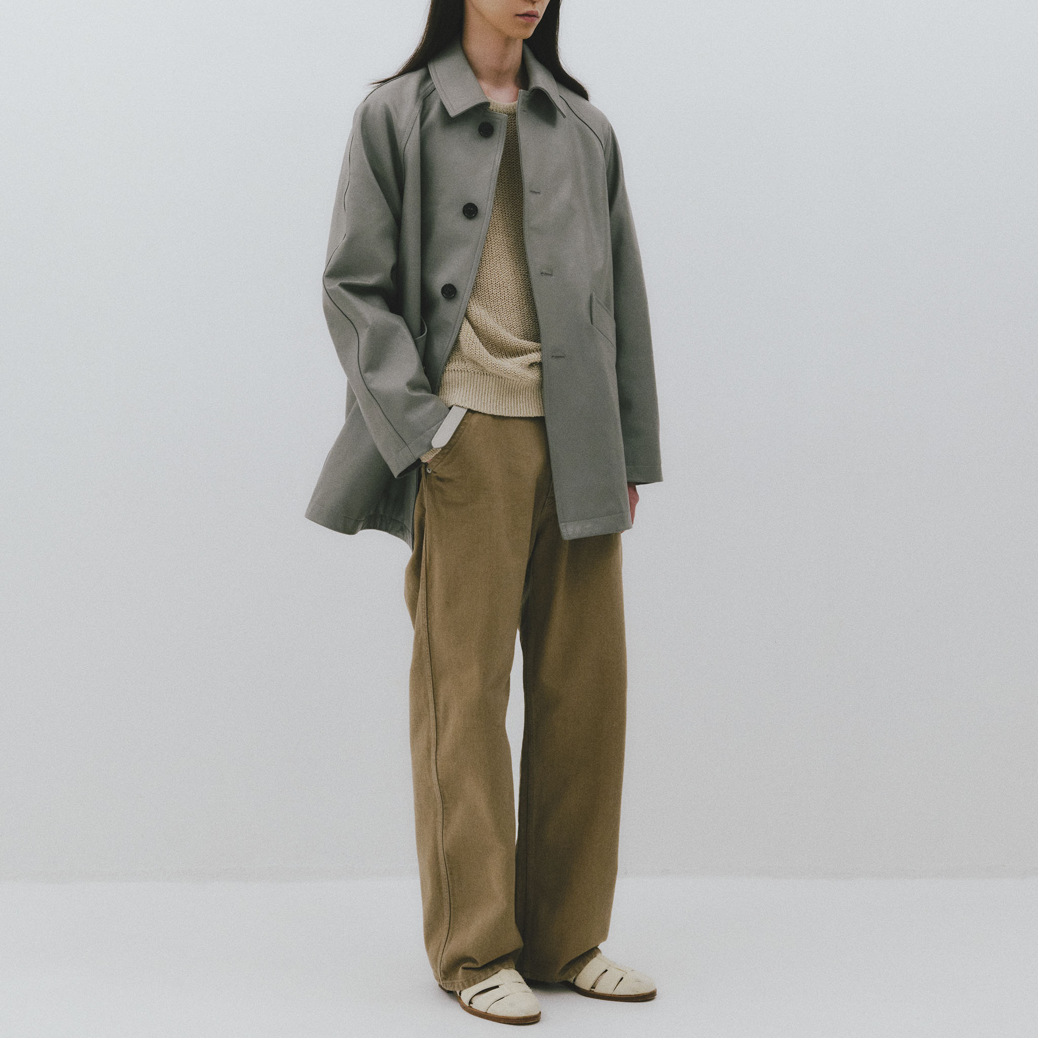 ENCOMING "ENST DENIM TROUSER" カラーデニムパンツ